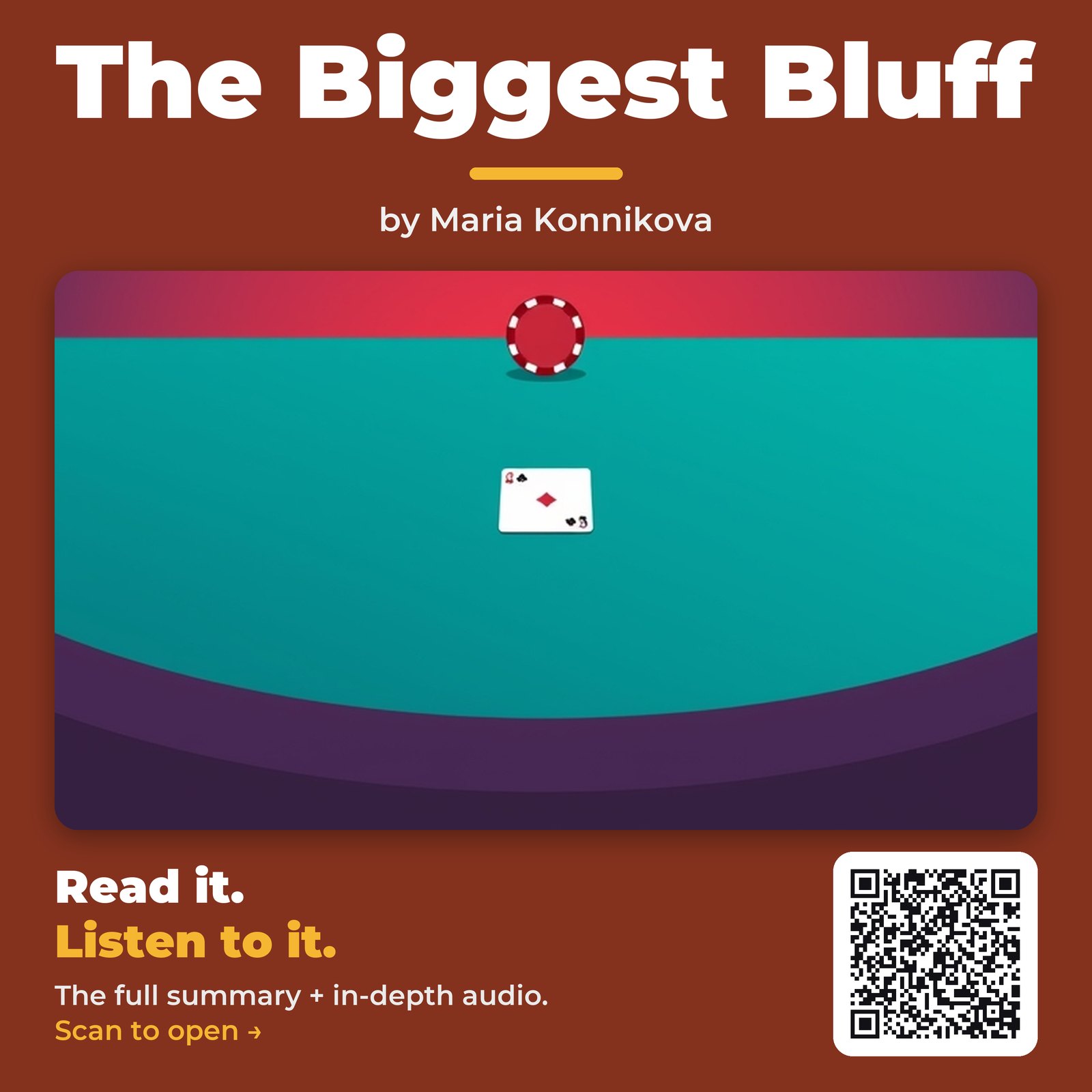 The Biggest Bluff — by Maria Konnikova