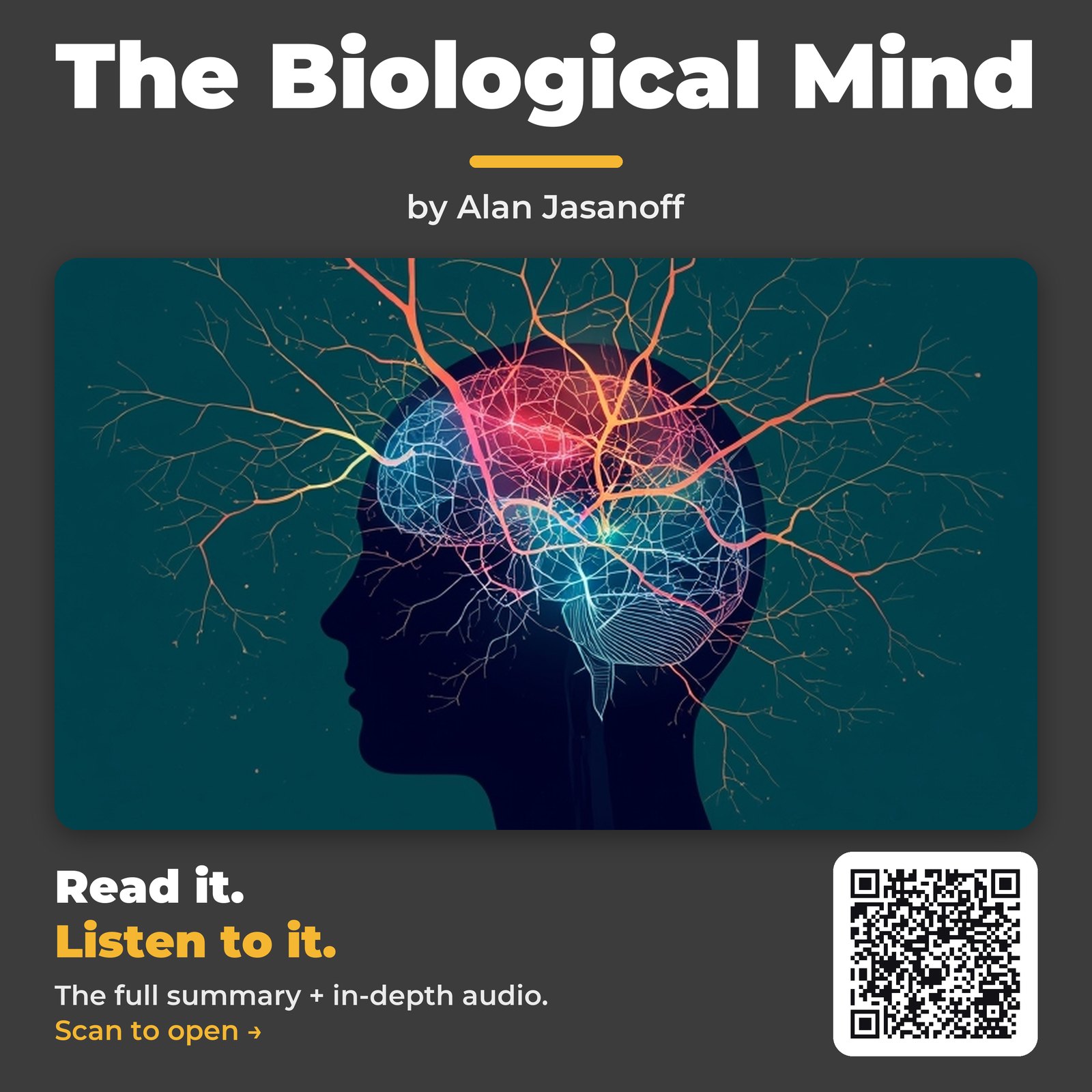 The Biological Mind — by Alan Jasanoff