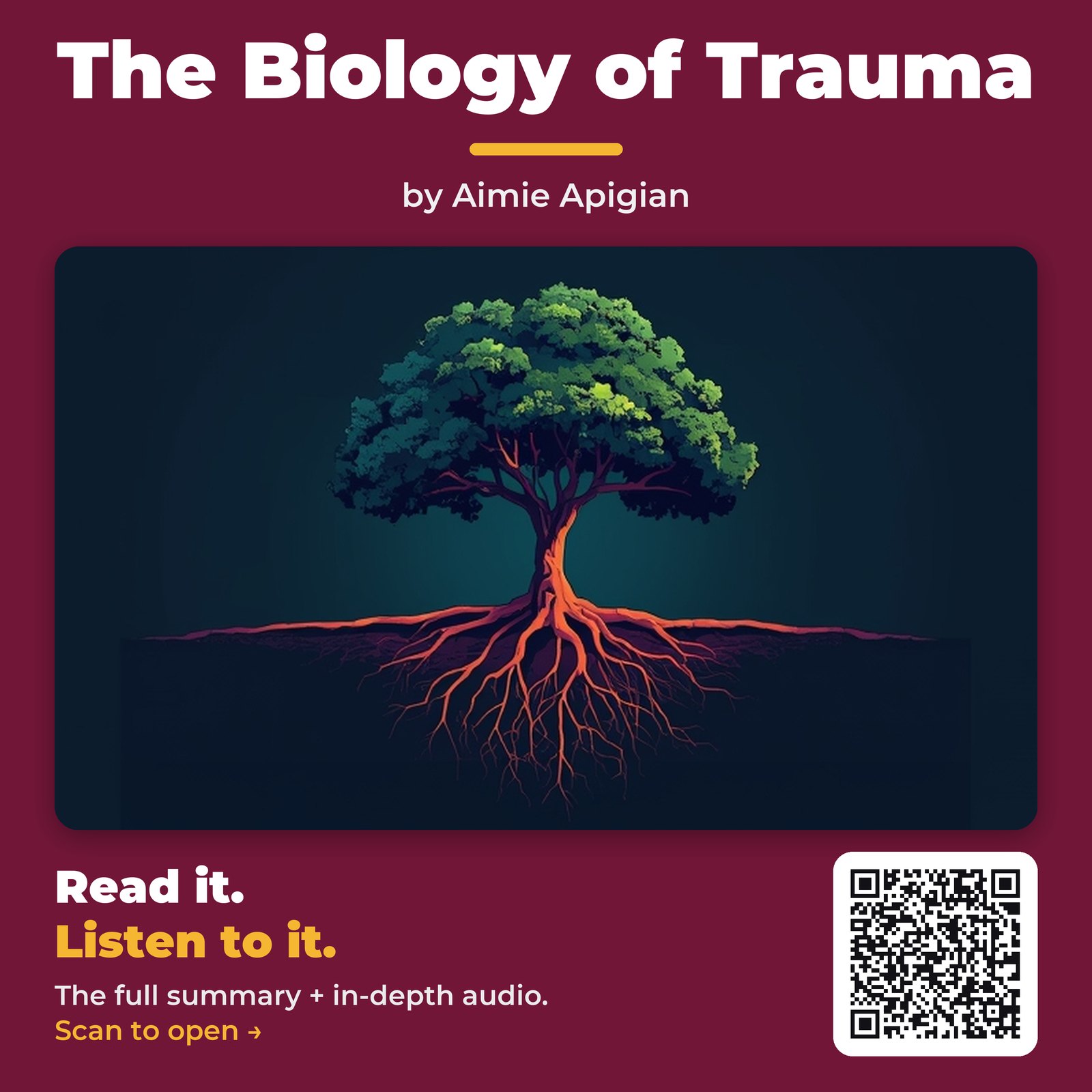 The Biology of Trauma — by Aimie Apigian