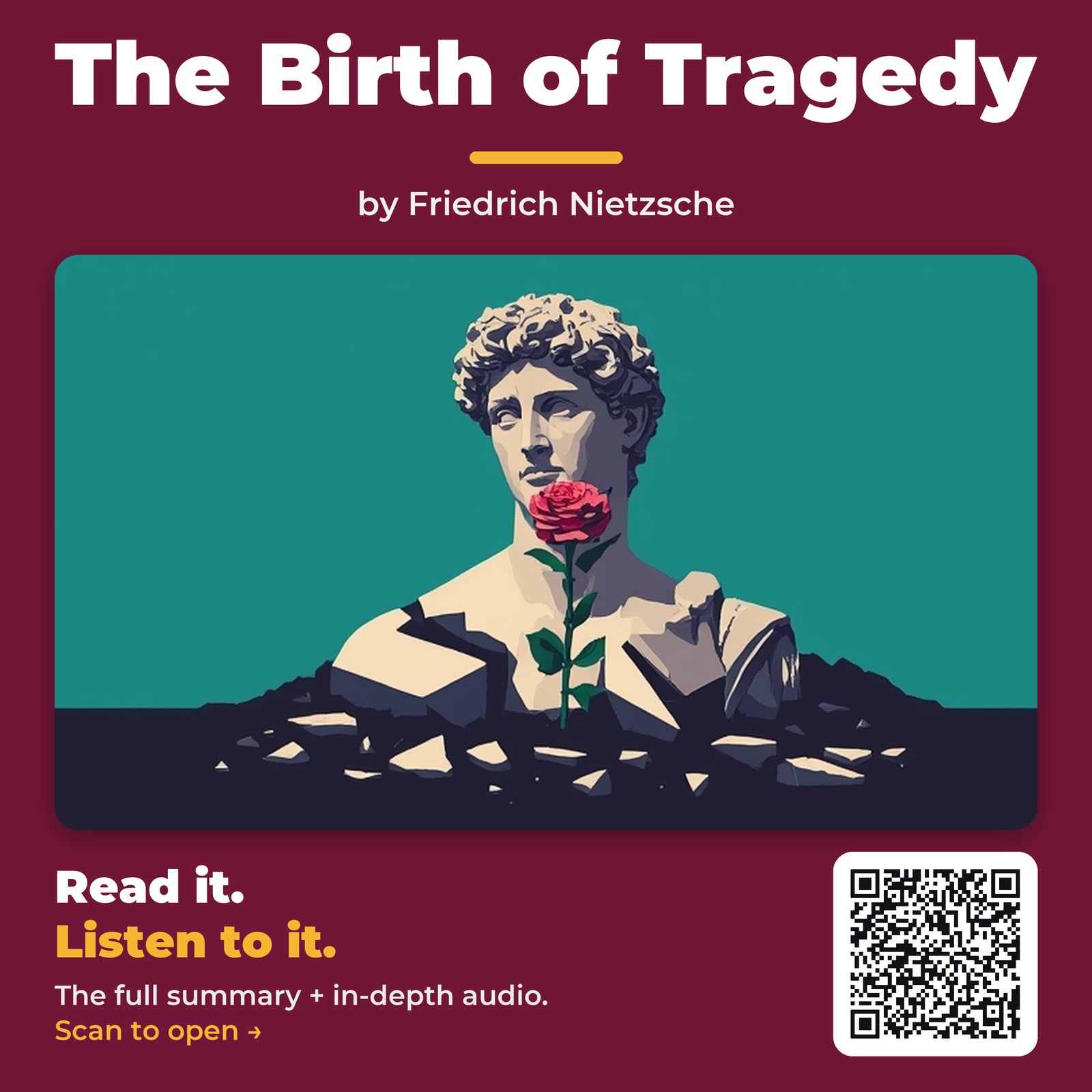 The Birth of Tragedy — by Friedrich Nietzsche
