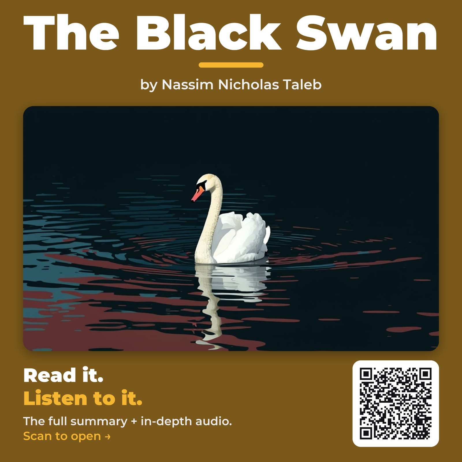 The Black Swan — by Nassim Nicholas Taleb