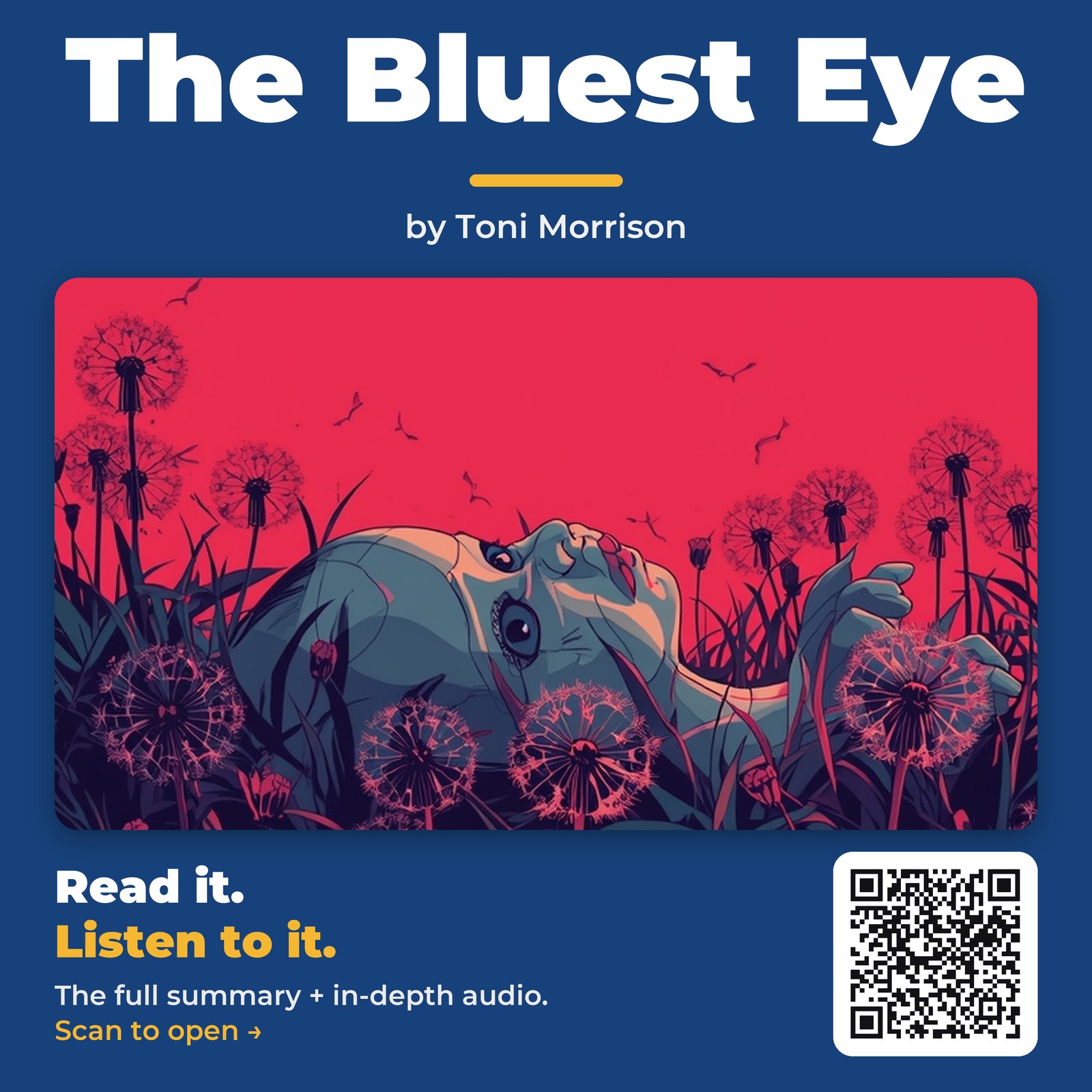 The Bluest Eye — by Toni Morrison