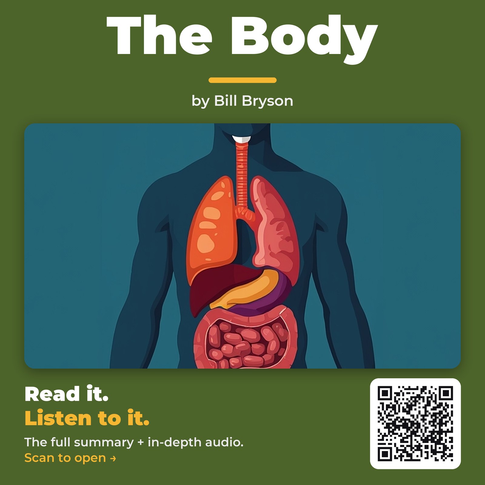 The Body — by Bill Bryson