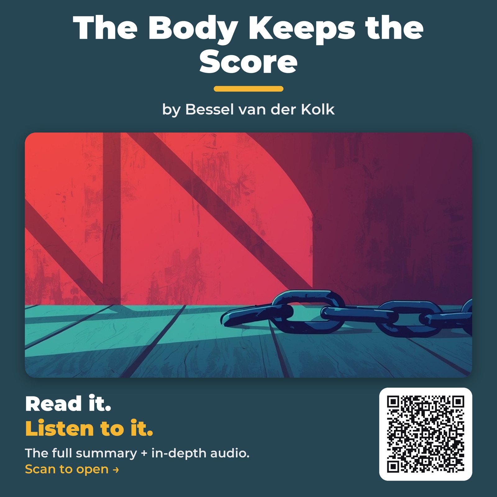 The Body Keeps the Score — by Bessel van der Kolk