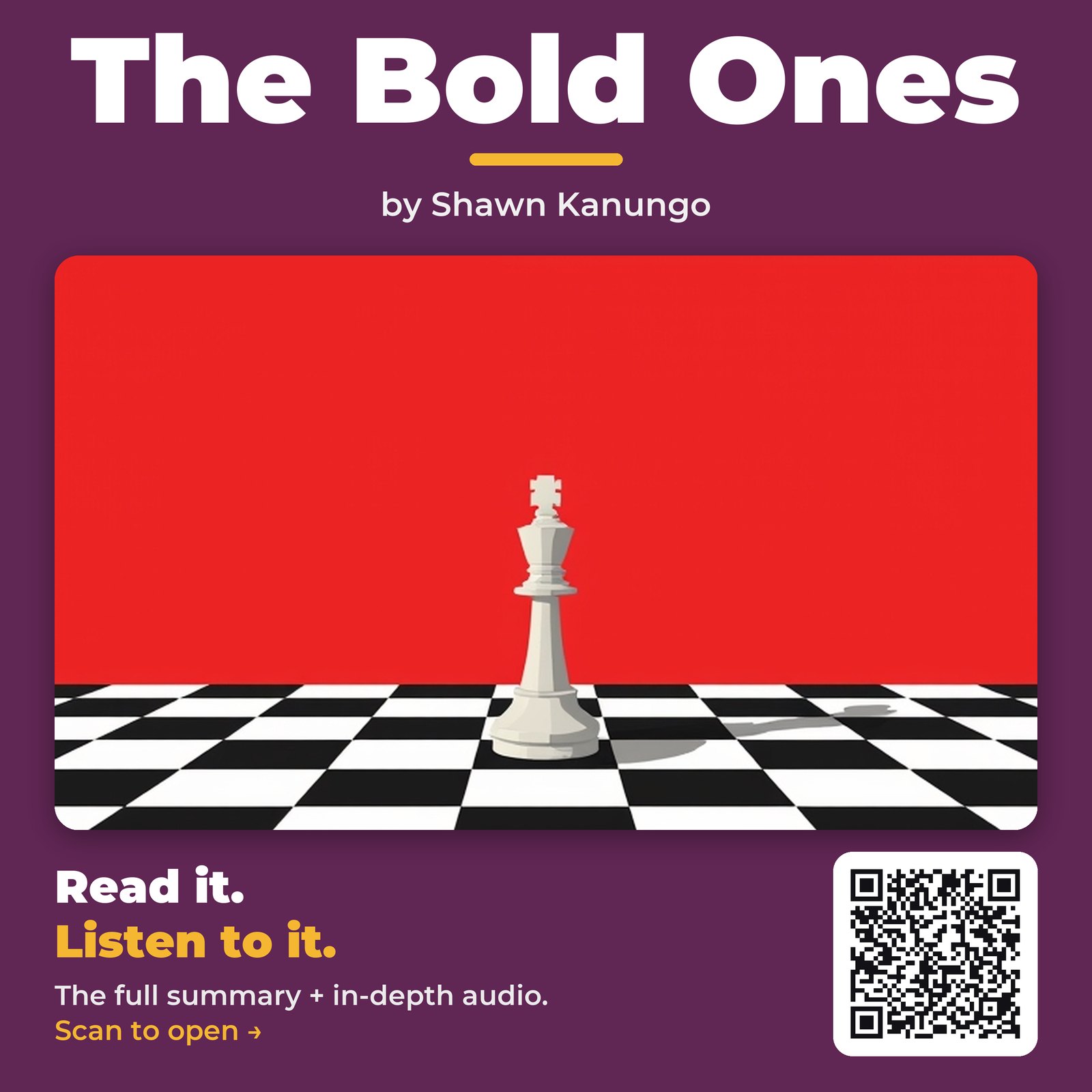 The Bold Ones — by Shawn Kanungo
