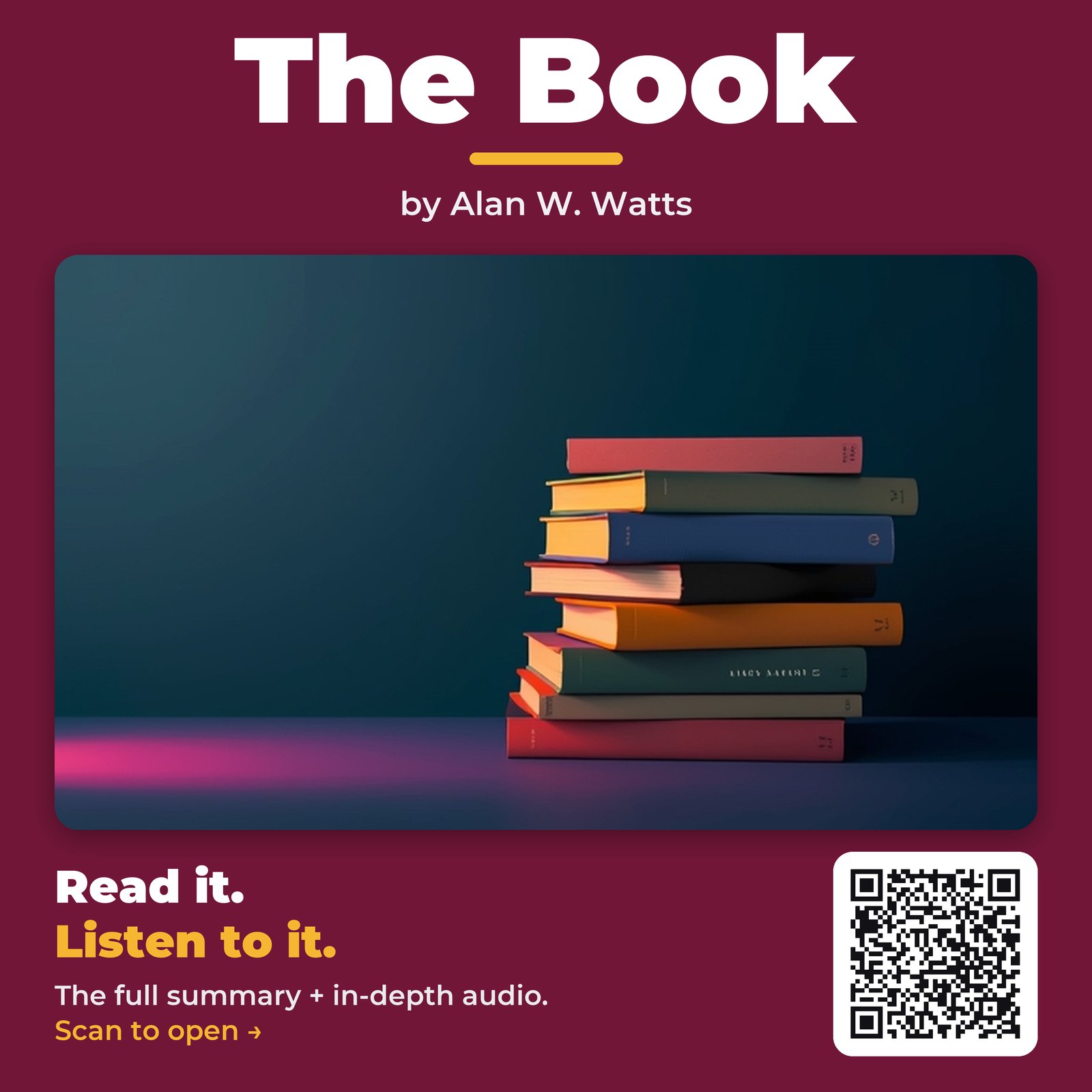 The Book — by Alan W. Watts