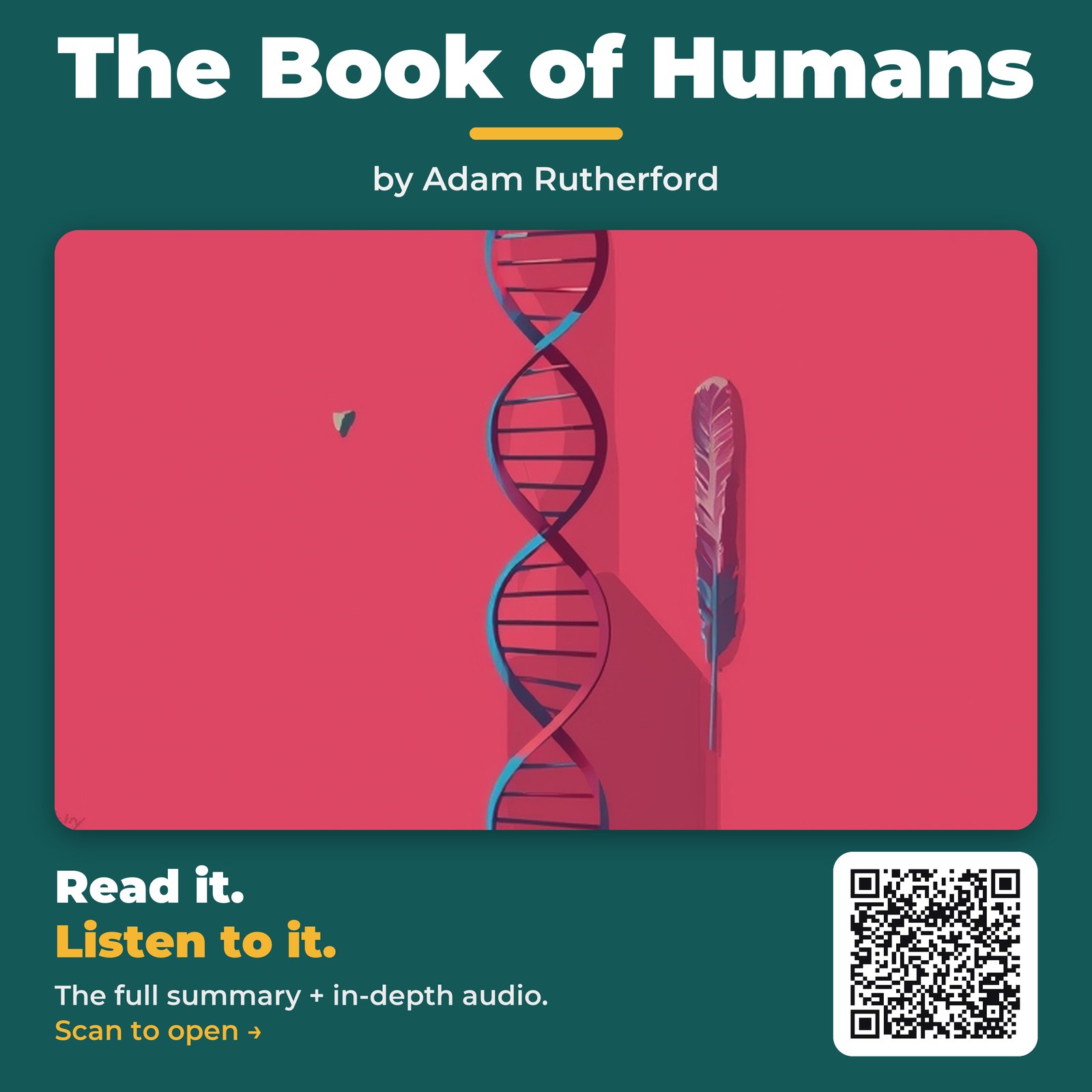 The Book of Humans — by Adam Rutherford