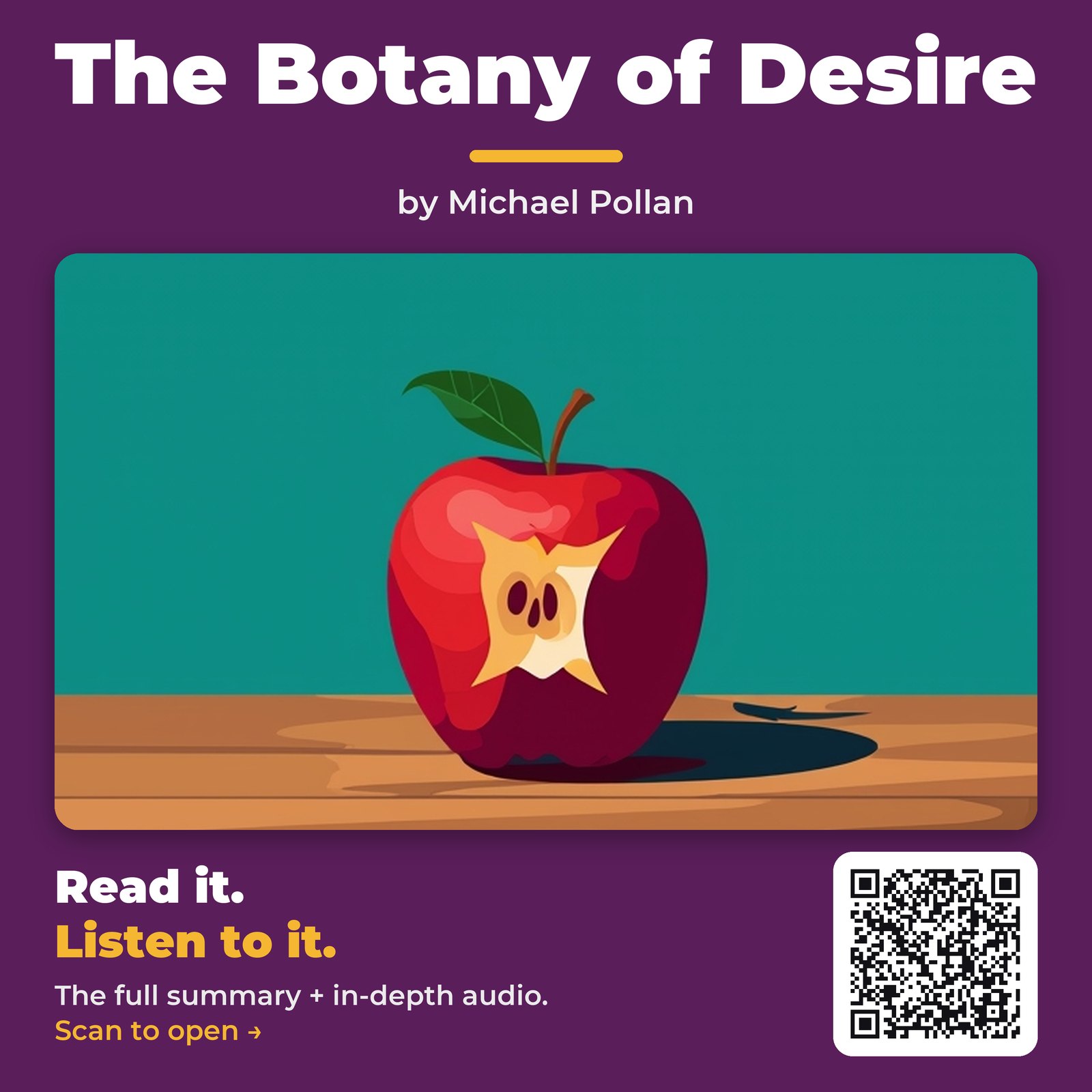 The Botany of Desire — by Michael Pollan