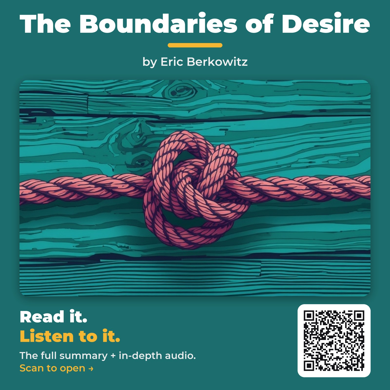 The Boundaries of Desire — by Eric Berkowitz