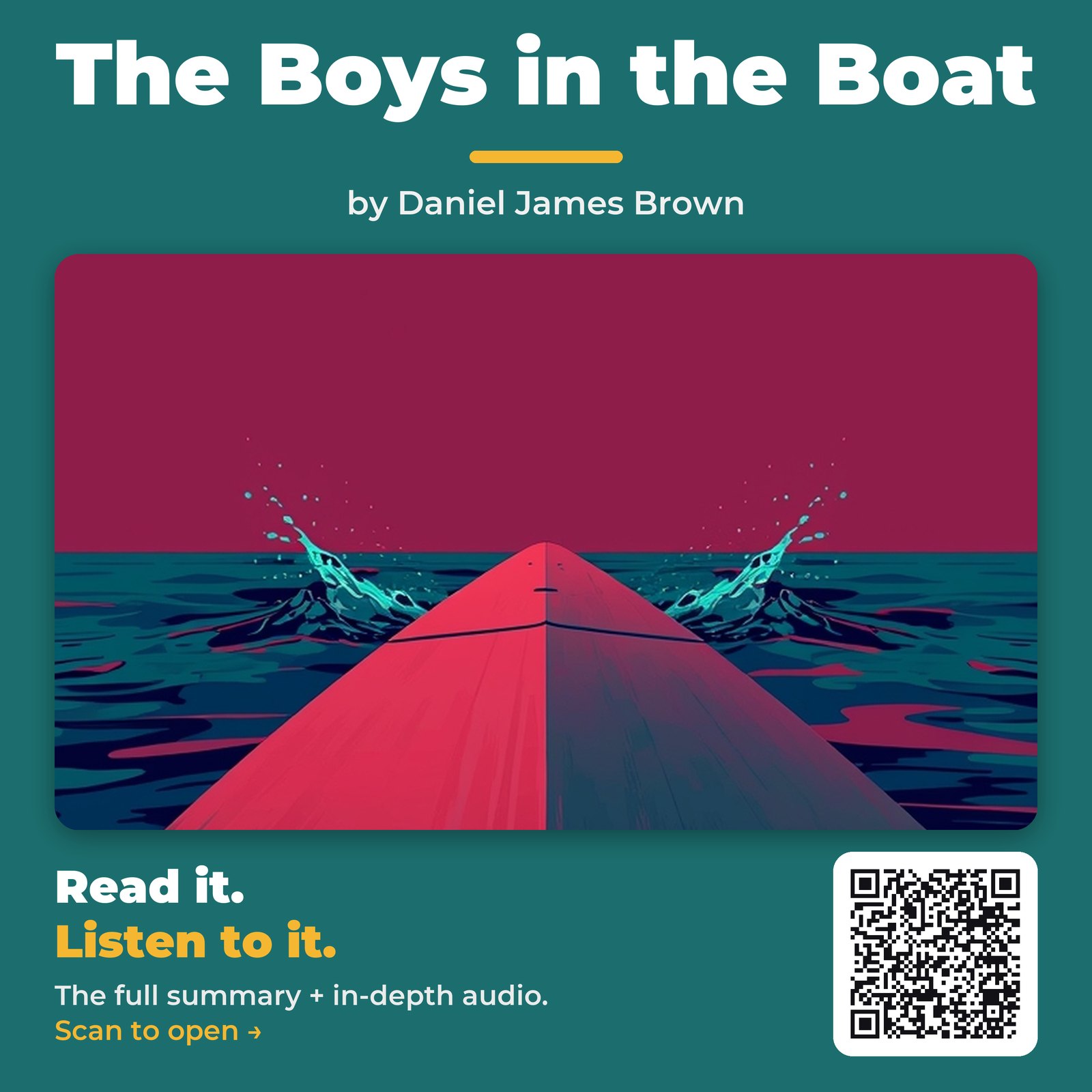 The Boys in the Boat — by Daniel James Brown