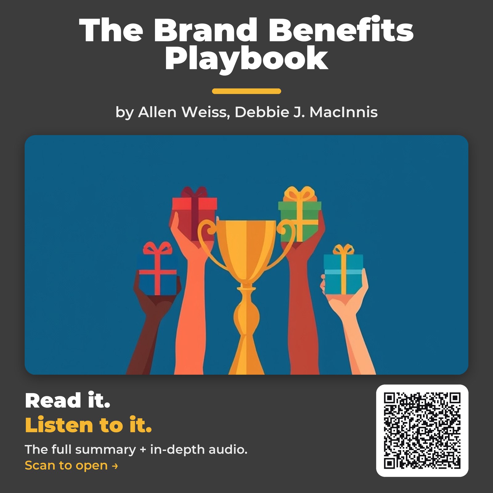 The Brand Benefits Playbook — by Allen Weiss, Debbie J. MacInnis