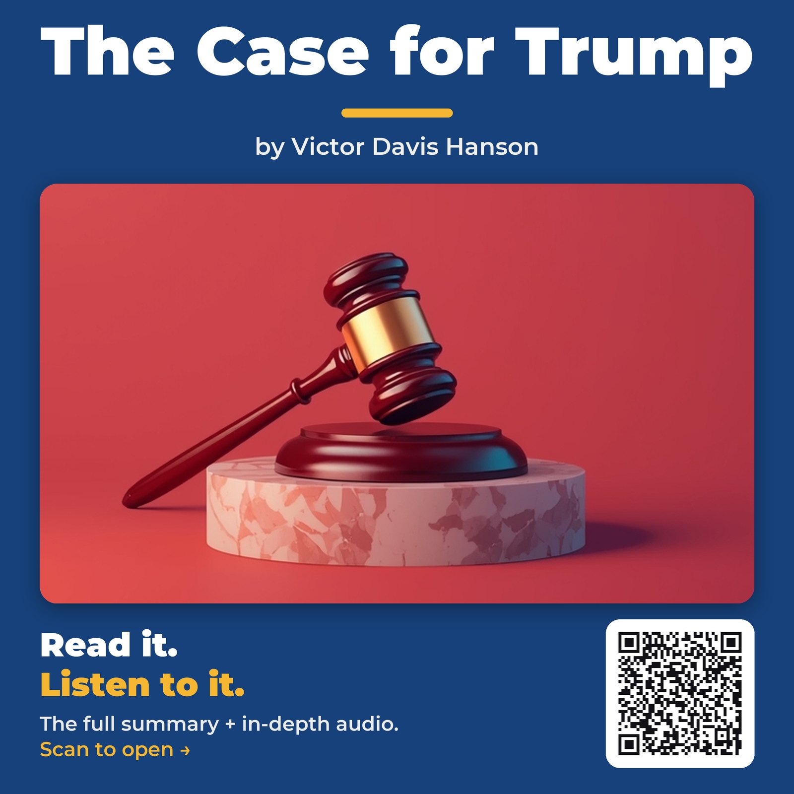 The Case for Trump — by Victor Davis Hanson