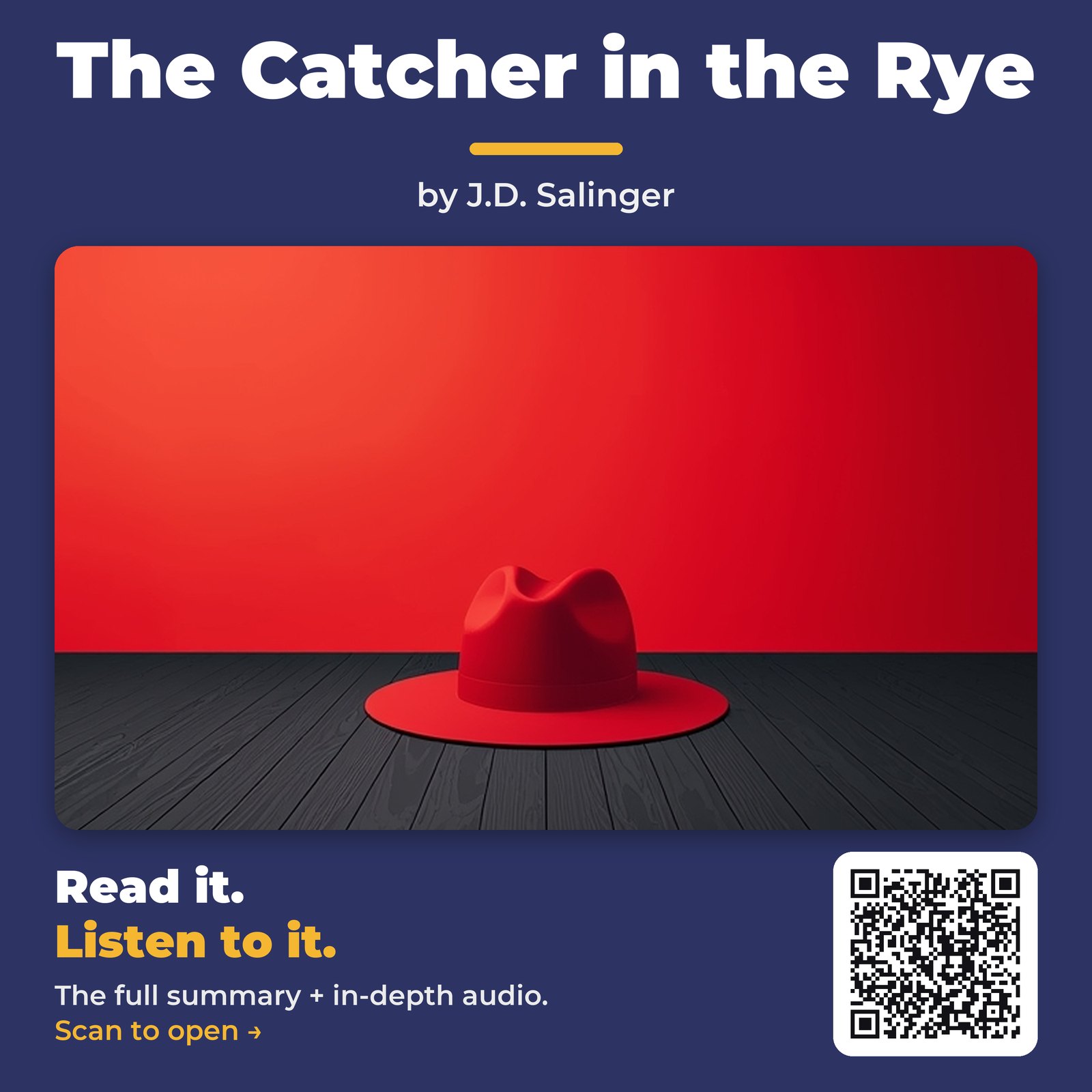 The Catcher in the Rye — by J.D. Salinger