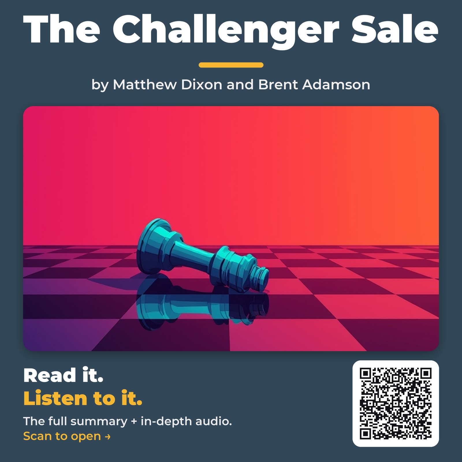 The Challenger Sale — by Matthew Dixon and Brent Adamson