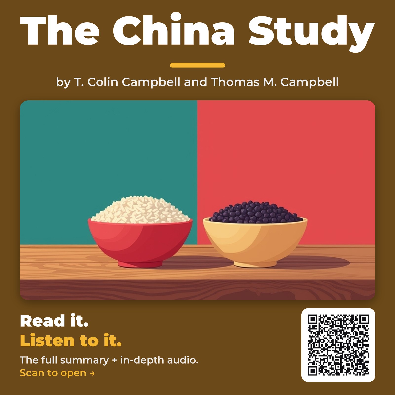 The China Study — by T. Colin Campbell and Thomas M. Campbell
