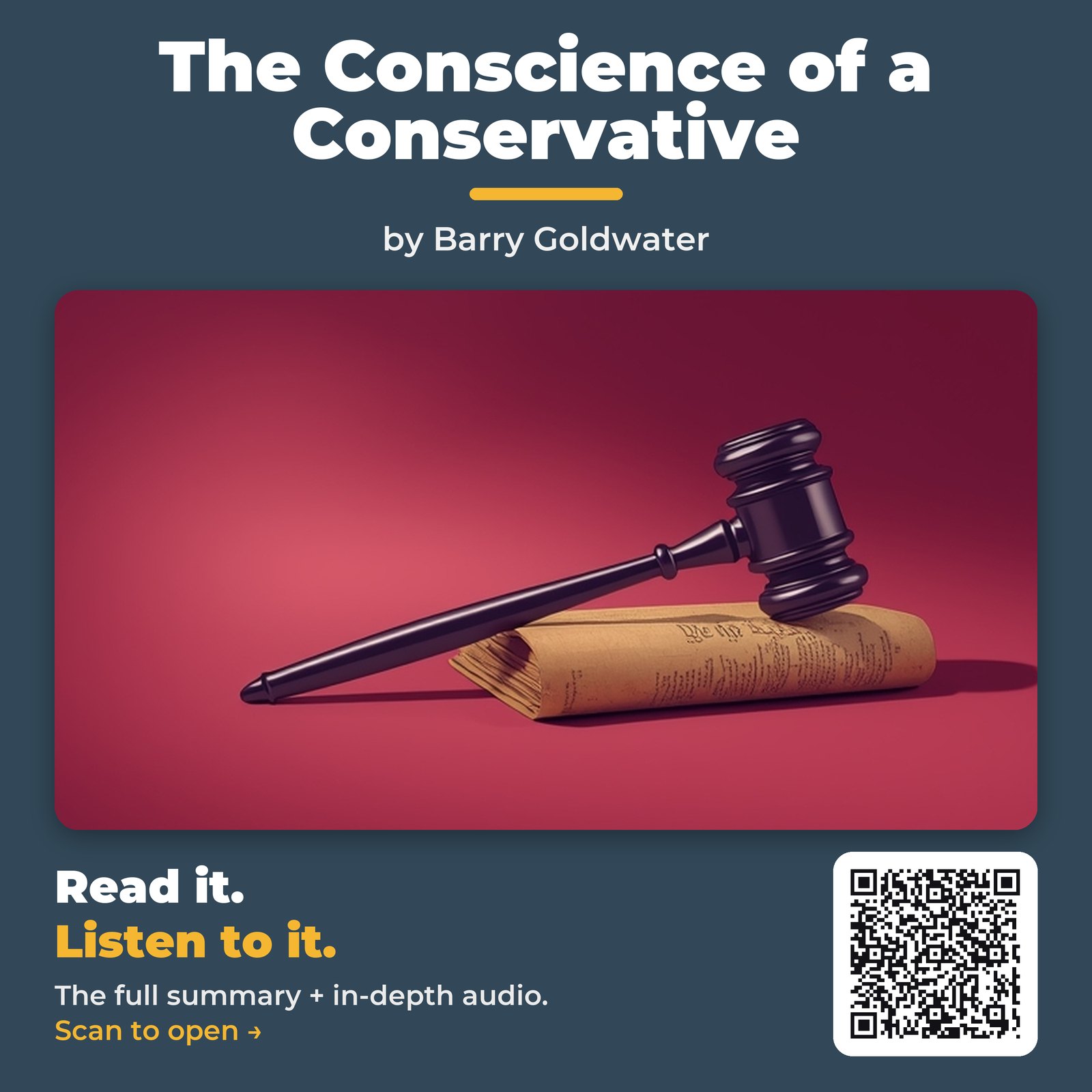 The Conscience of a Conservative — by Barry Goldwater