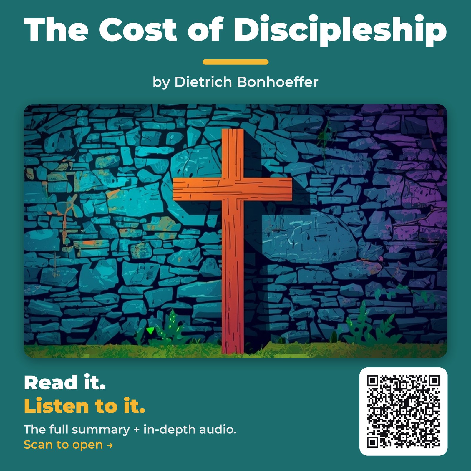 The Cost of Discipleship — by Dietrich Bonhoeffer