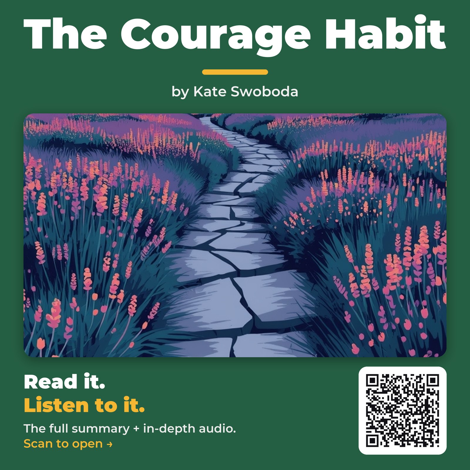 The Courage Habit — by Kate Swoboda