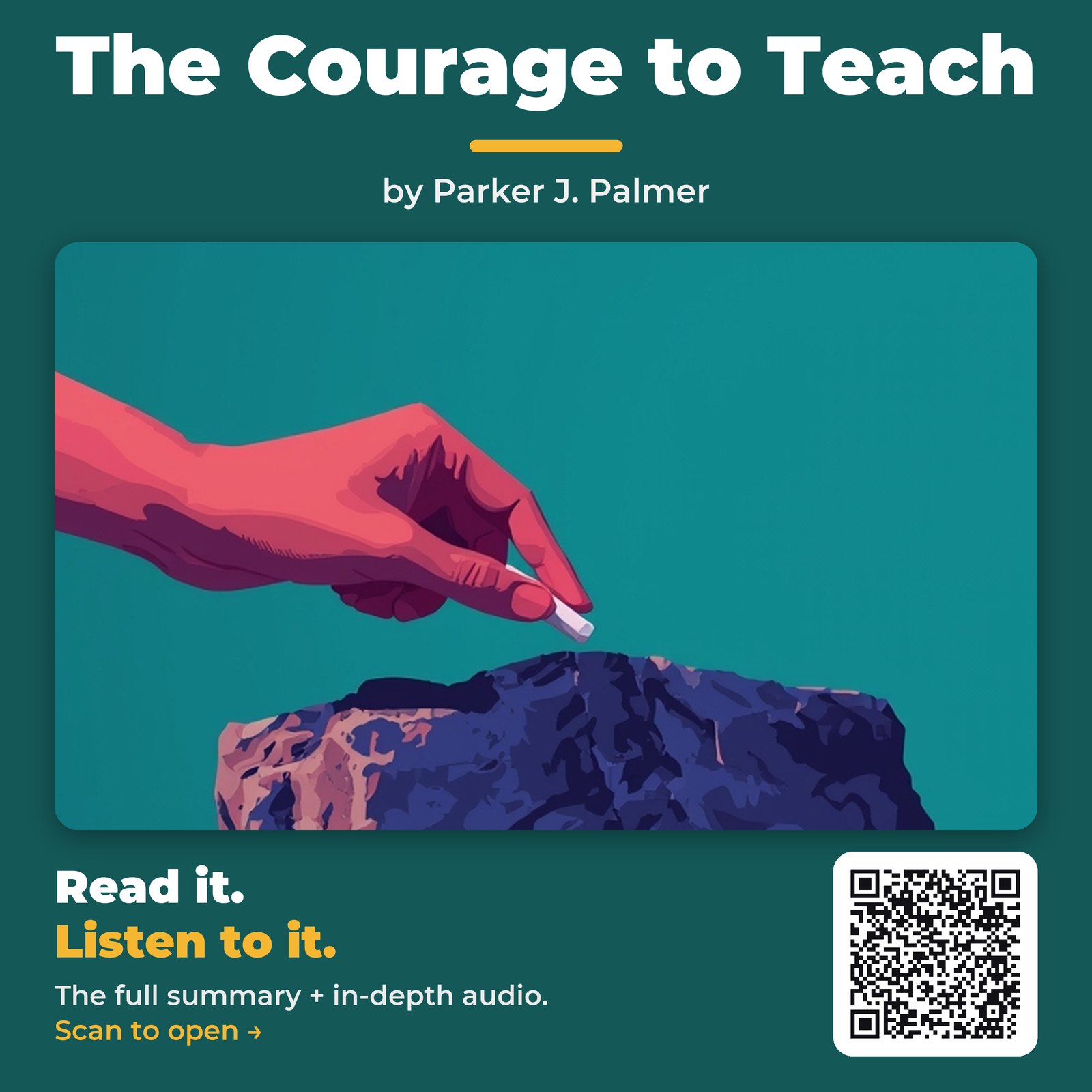 The Courage to Teach — by Parker J. Palmer