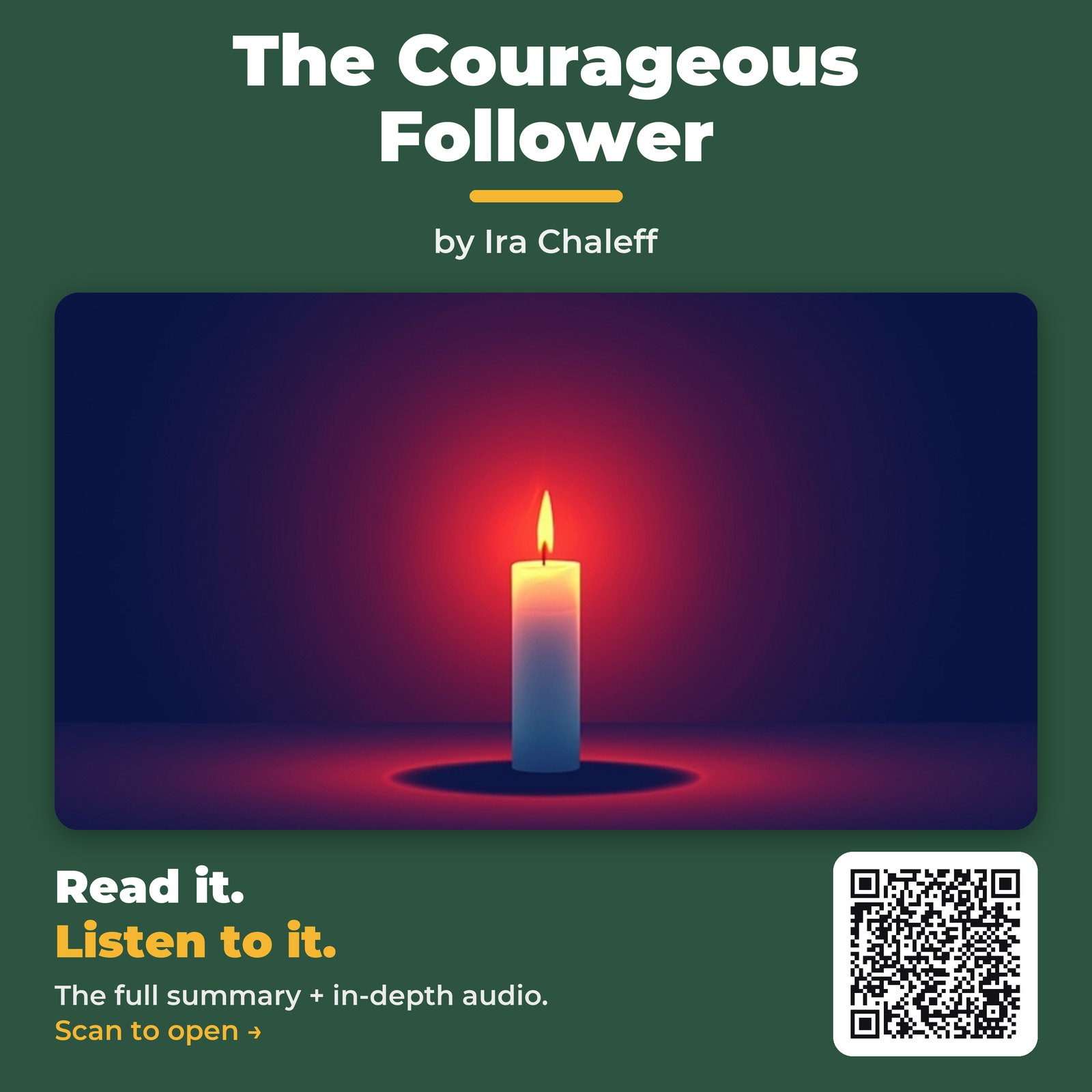 The Courageous Follower — by Ira Chaleff