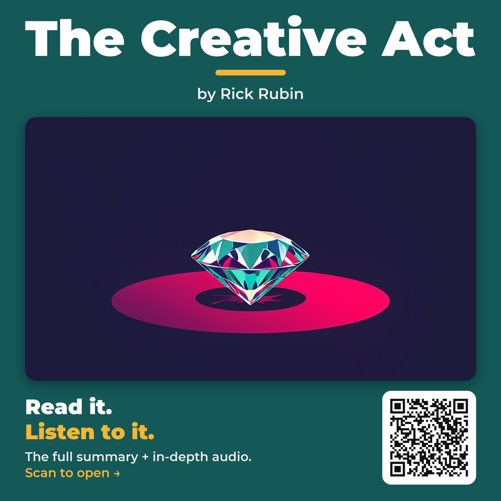 The Creative Act — by Rick Rubin