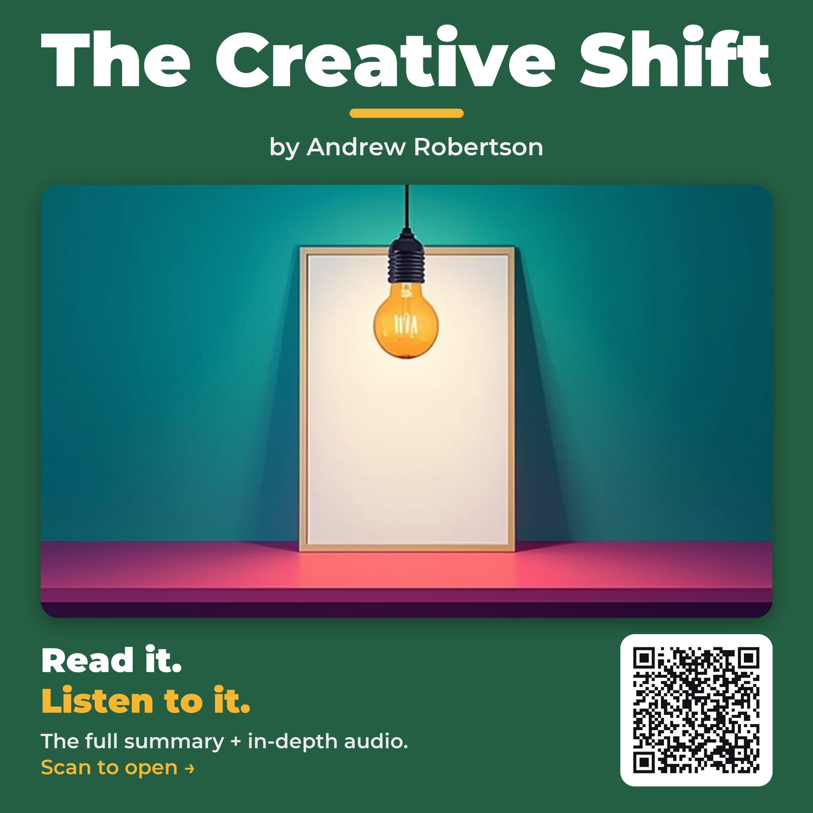 The Creative Shift — by Andrew Robertson