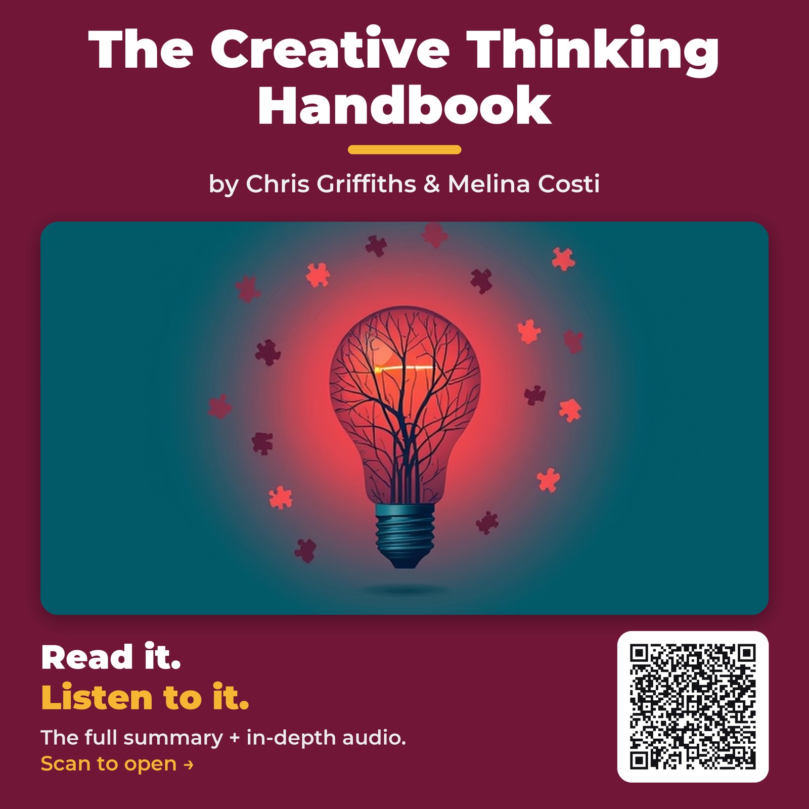 The Creative Thinking Handbook — by Chris Griffiths & Melina Costi