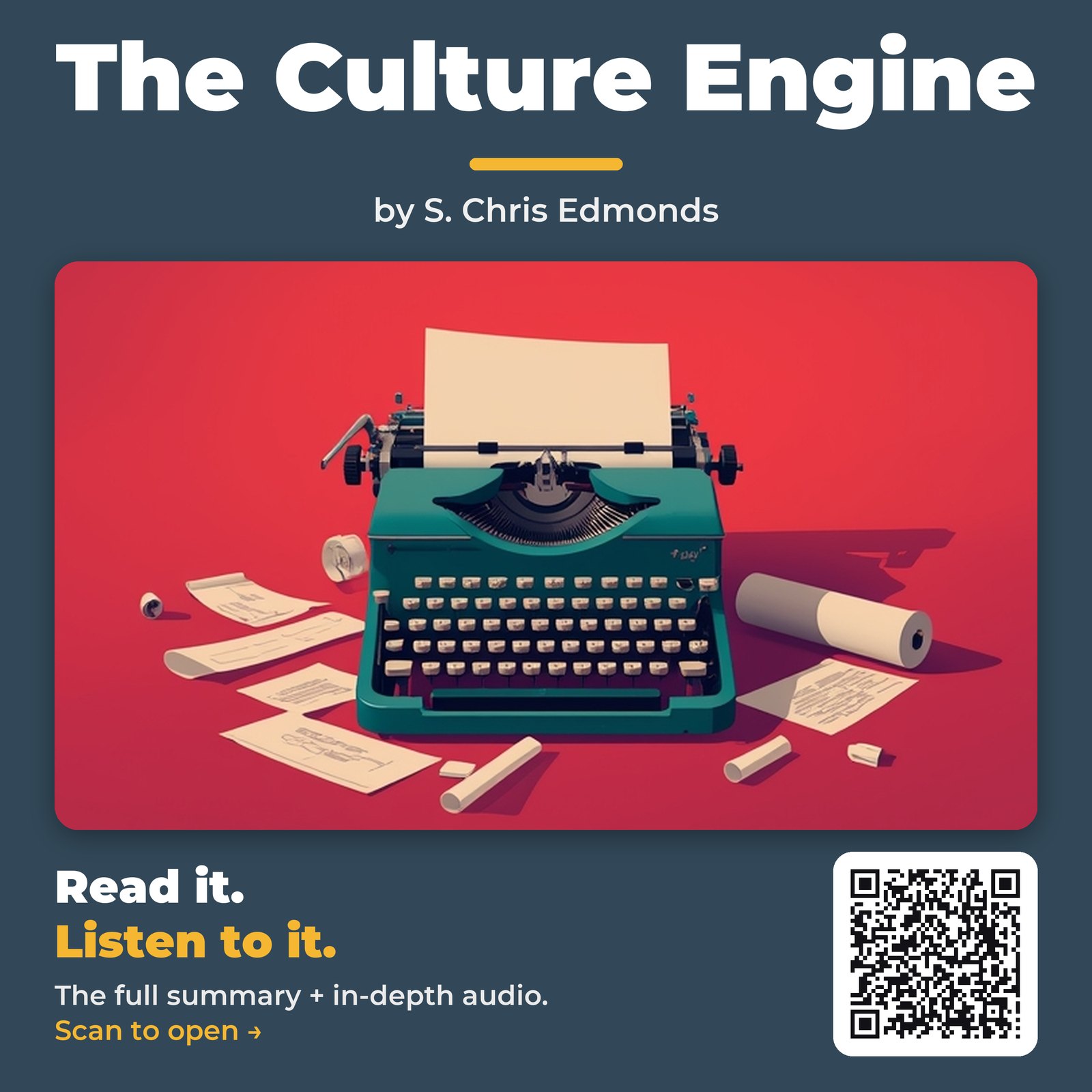 The Culture Engine — by S. Chris Edmonds