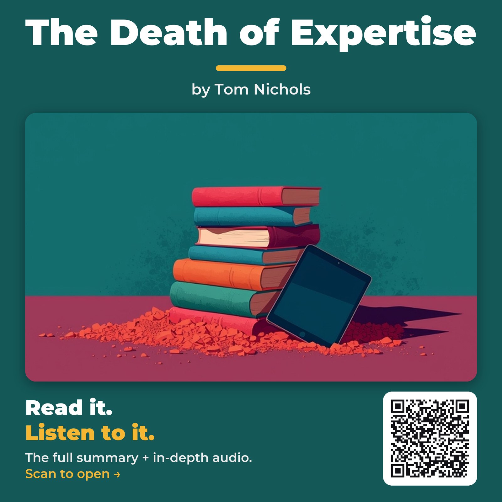 The Death of Expertise — by Tom Nichols