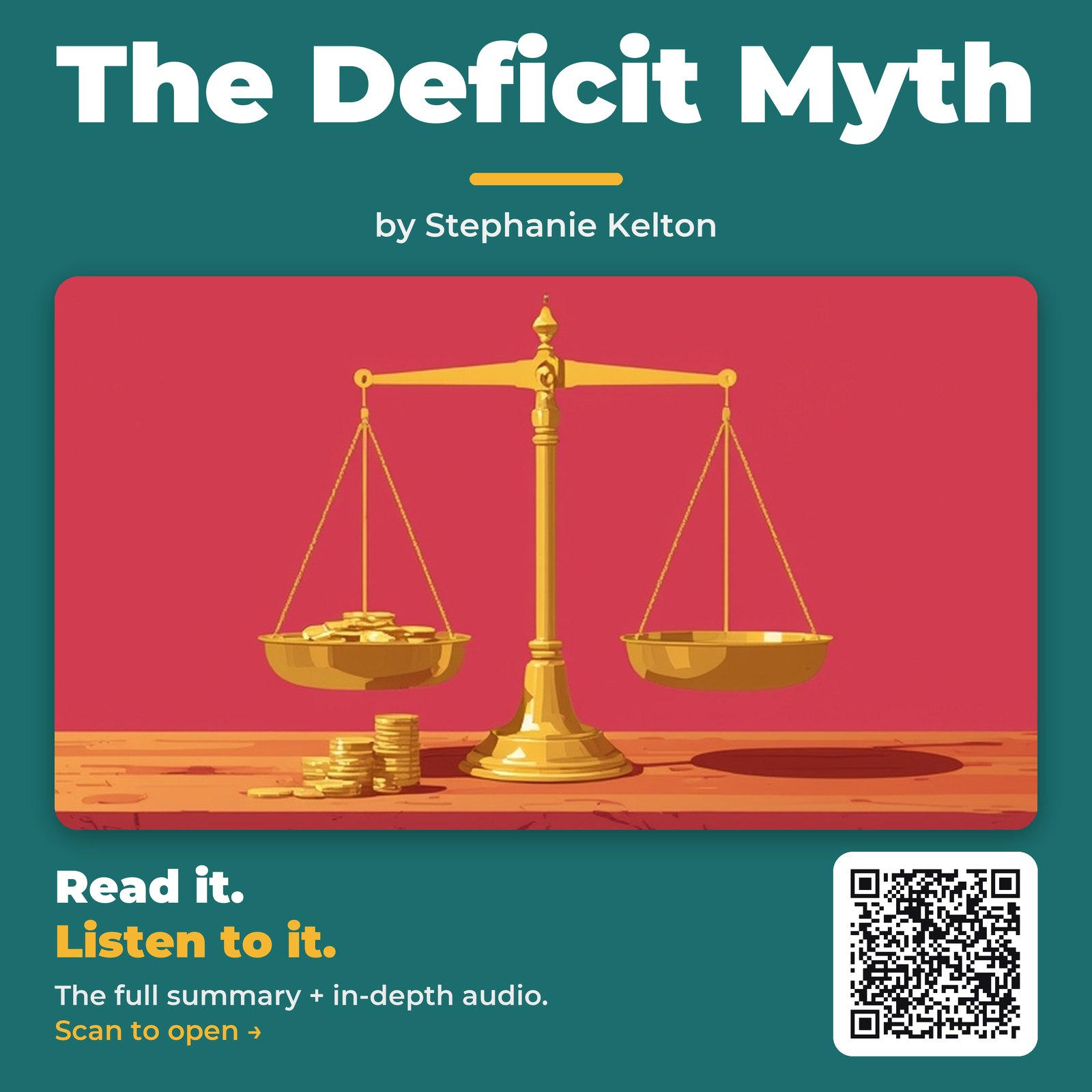 The Deficit Myth — by Stephanie Kelton
