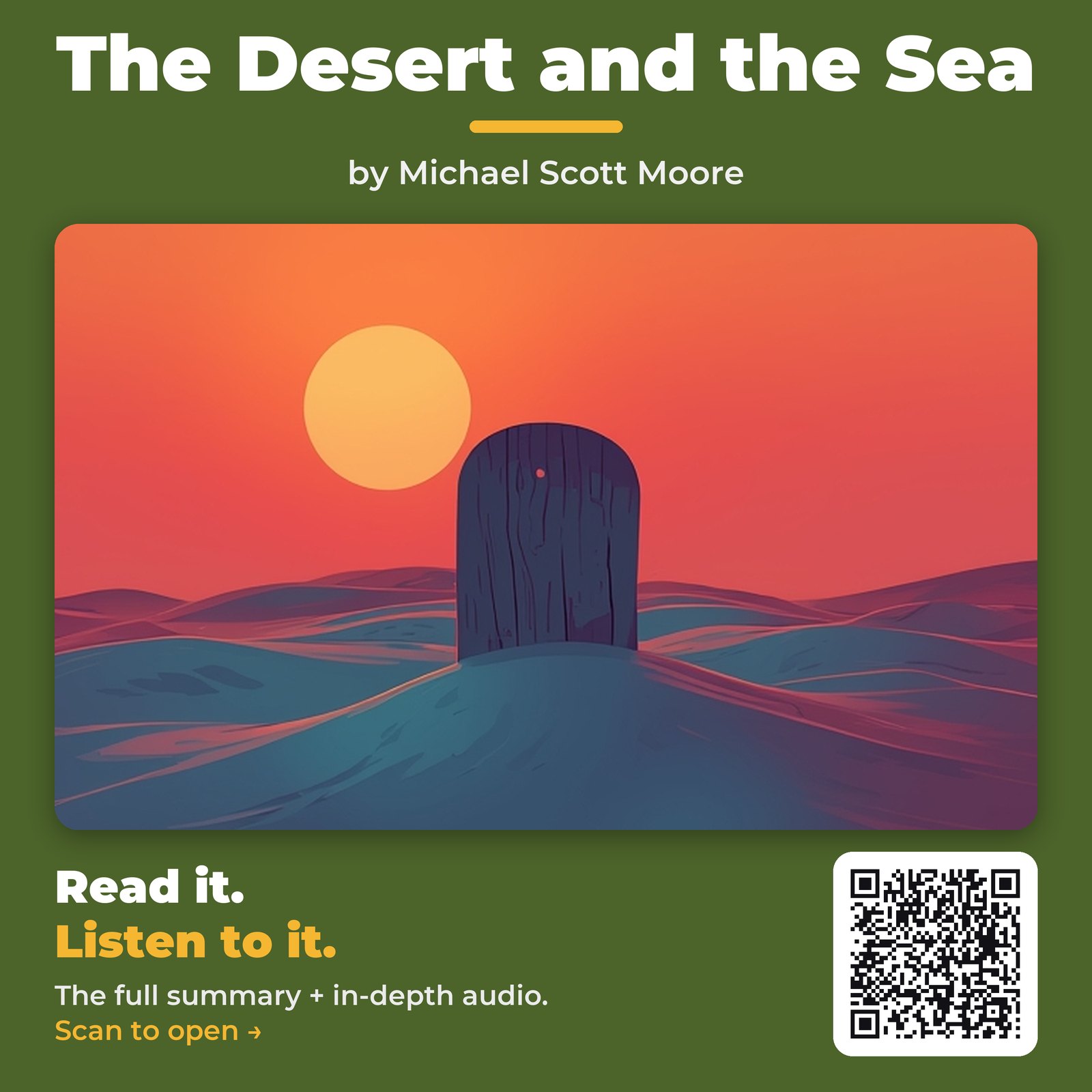 The Desert and the Sea — by Michael Scott Moore