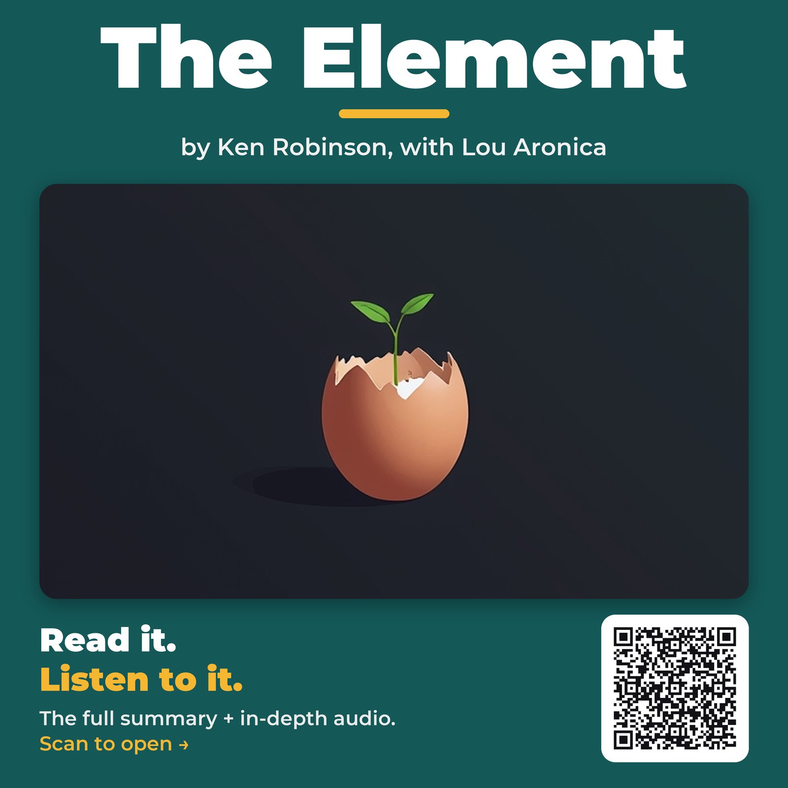 The Element — by Ken Robinson, with Lou Aronica