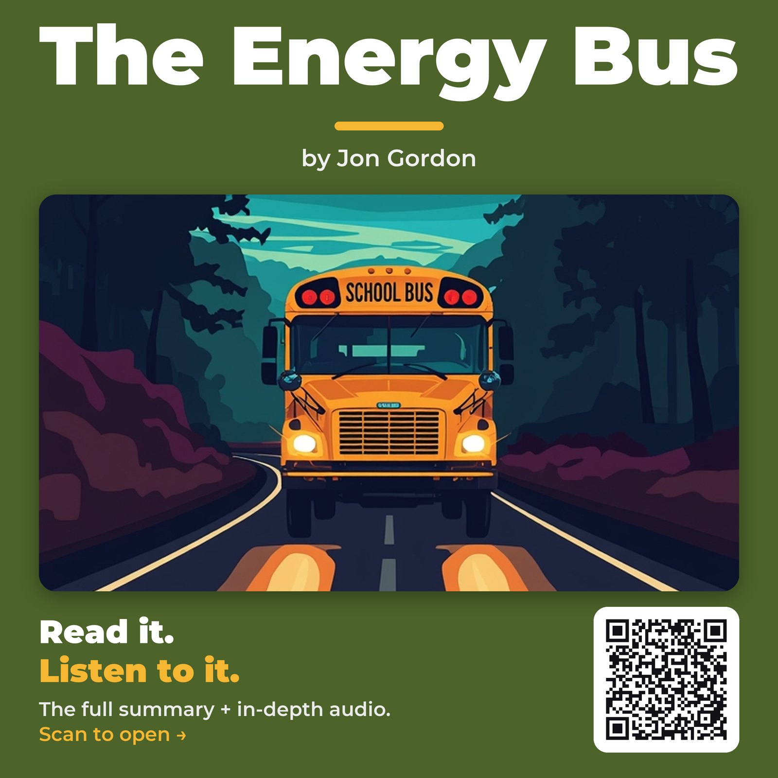 The Energy Bus — by Jon Gordon