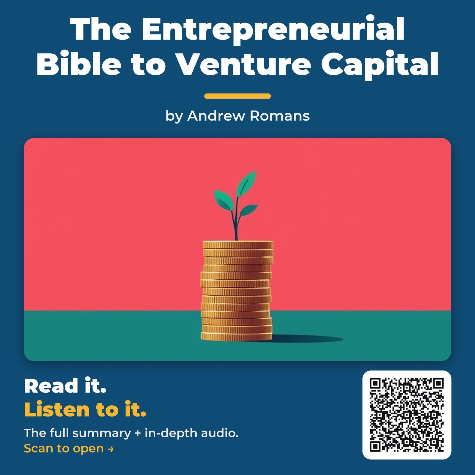 The Entrepreneurial Bible to Venture Capital — by Andrew Romans