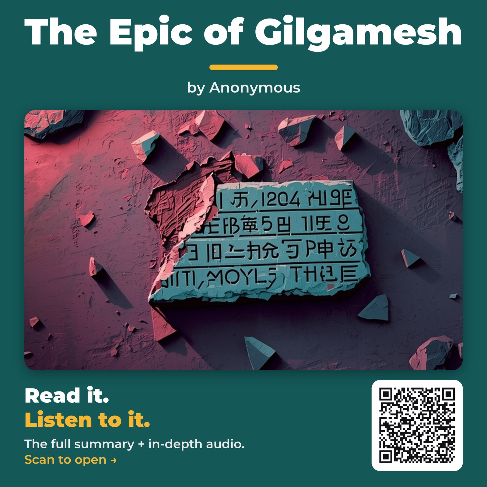 The Epic of Gilgamesh — by Anonymous