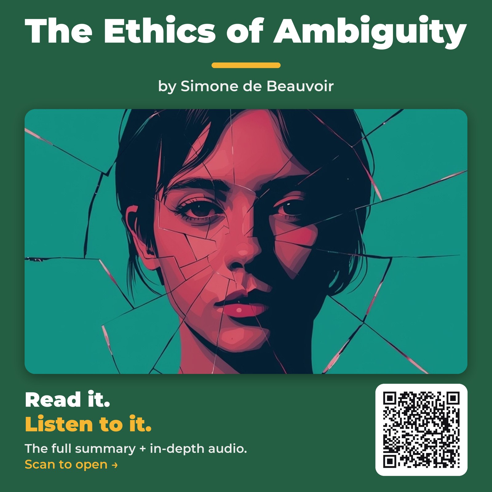 The Ethics of Ambiguity — by Simone de Beauvoir