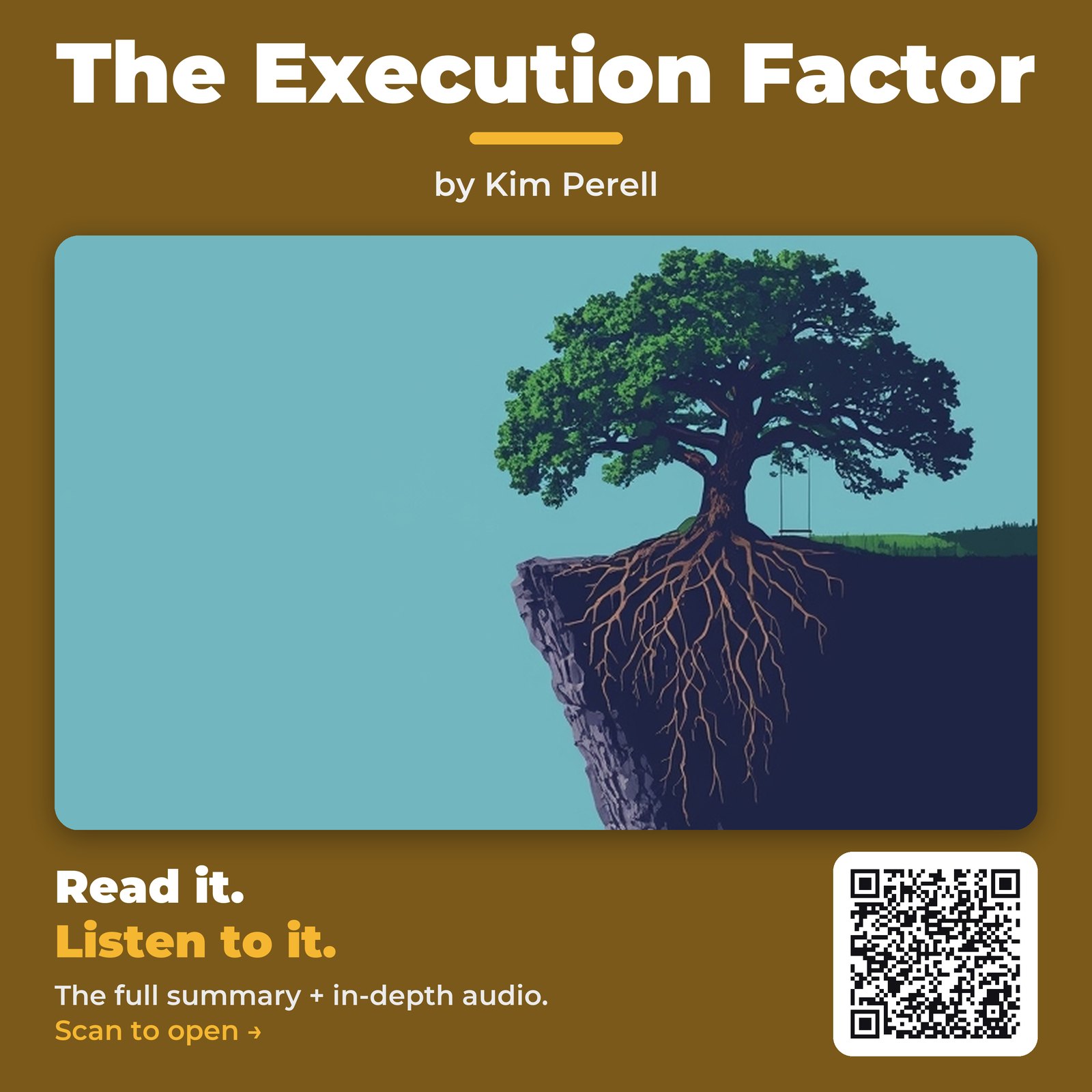 The Execution Factor — by Kim Perell