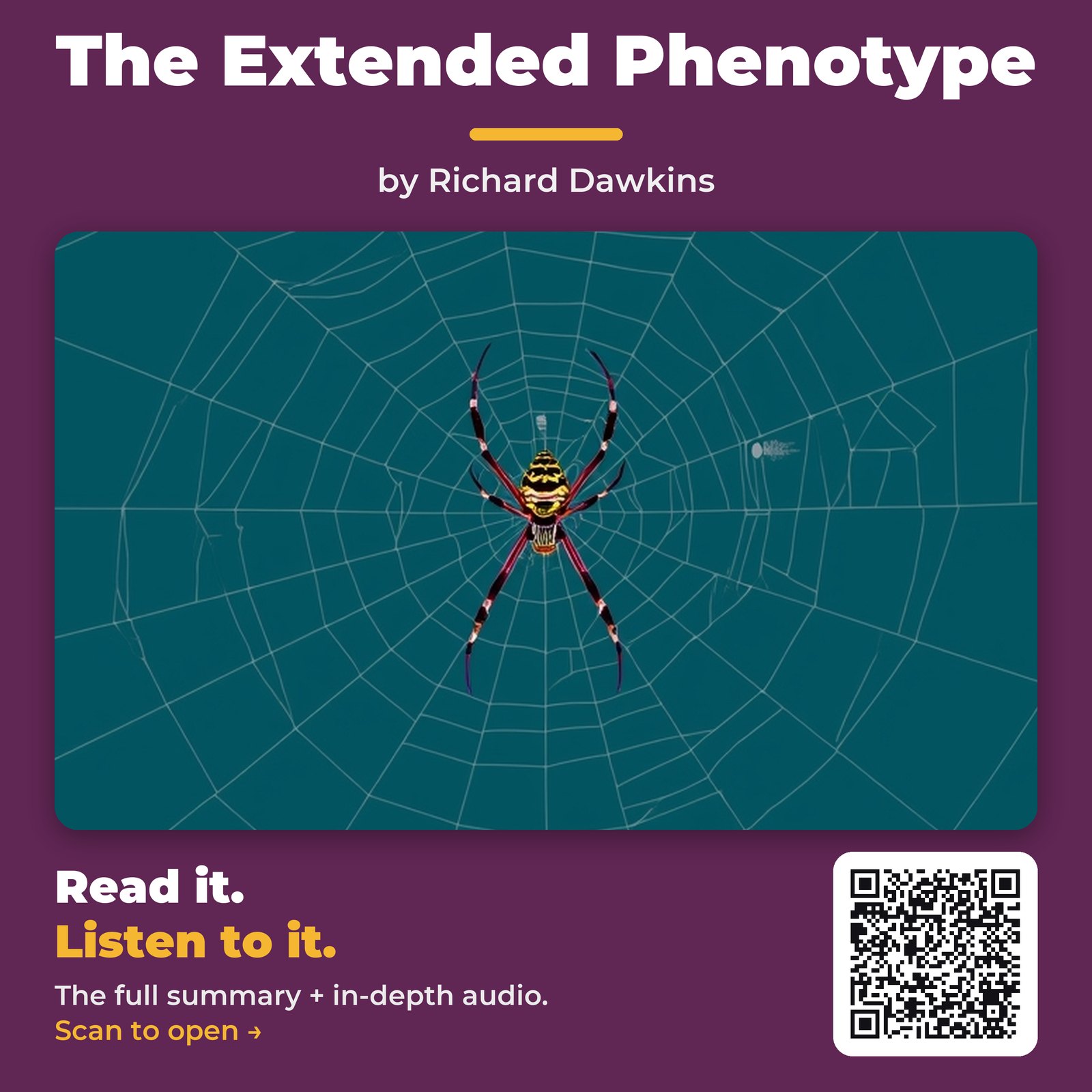 The Extended Phenotype — by Richard Dawkins
