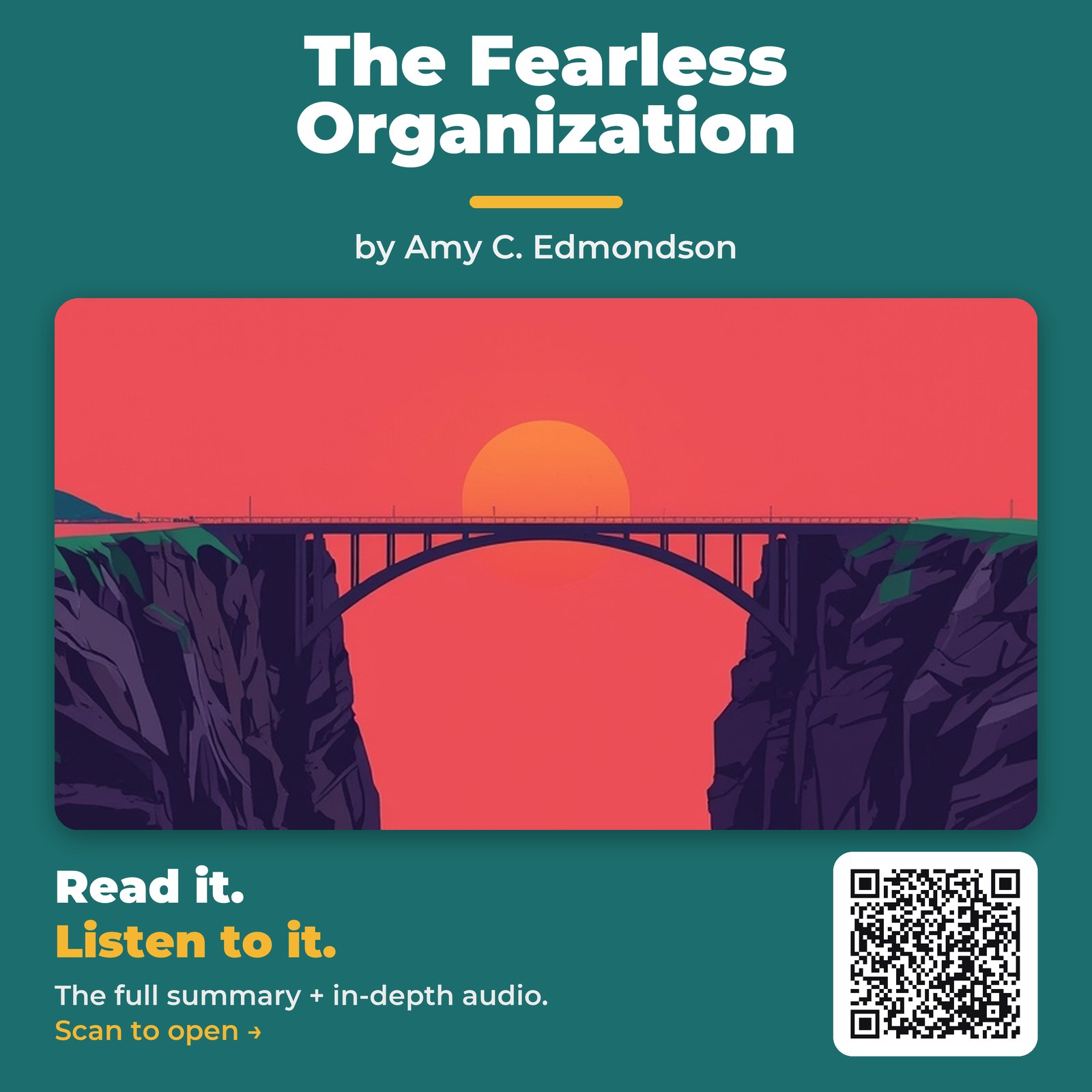 The Fearless Organization — by Amy C. Edmondson