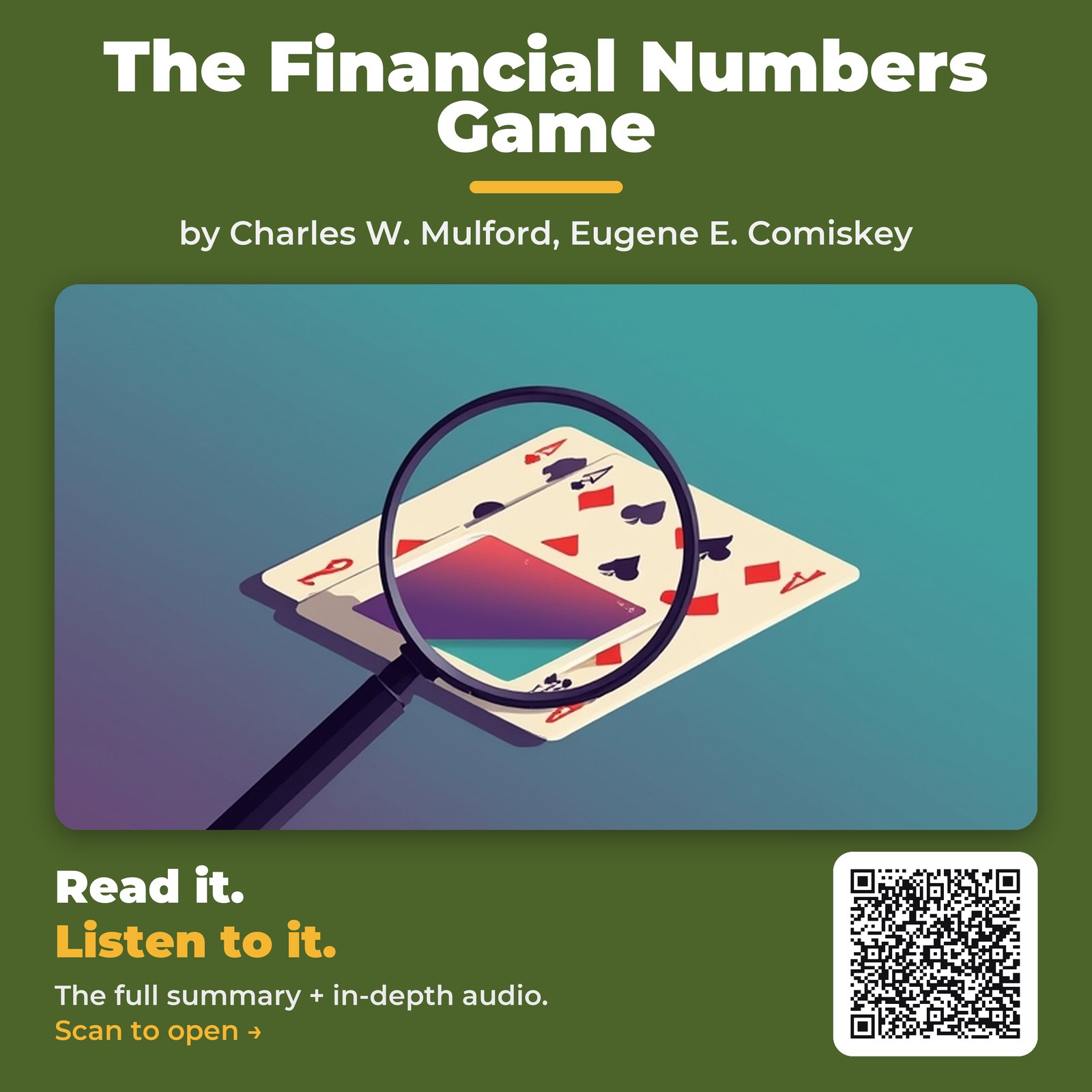 The Financial Numbers Game — by Charles W. Mulford, Eugene E. Comiskey