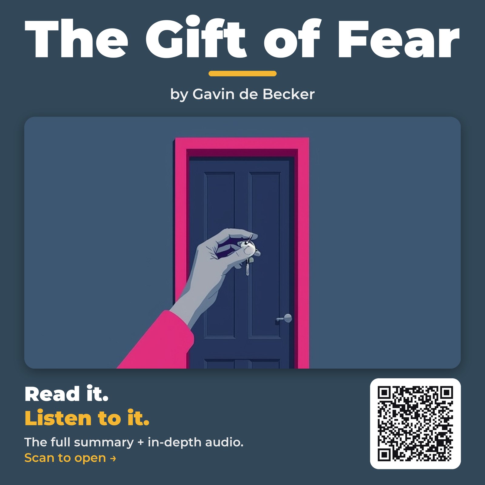 The Gift of Fear — by Gavin de Becker