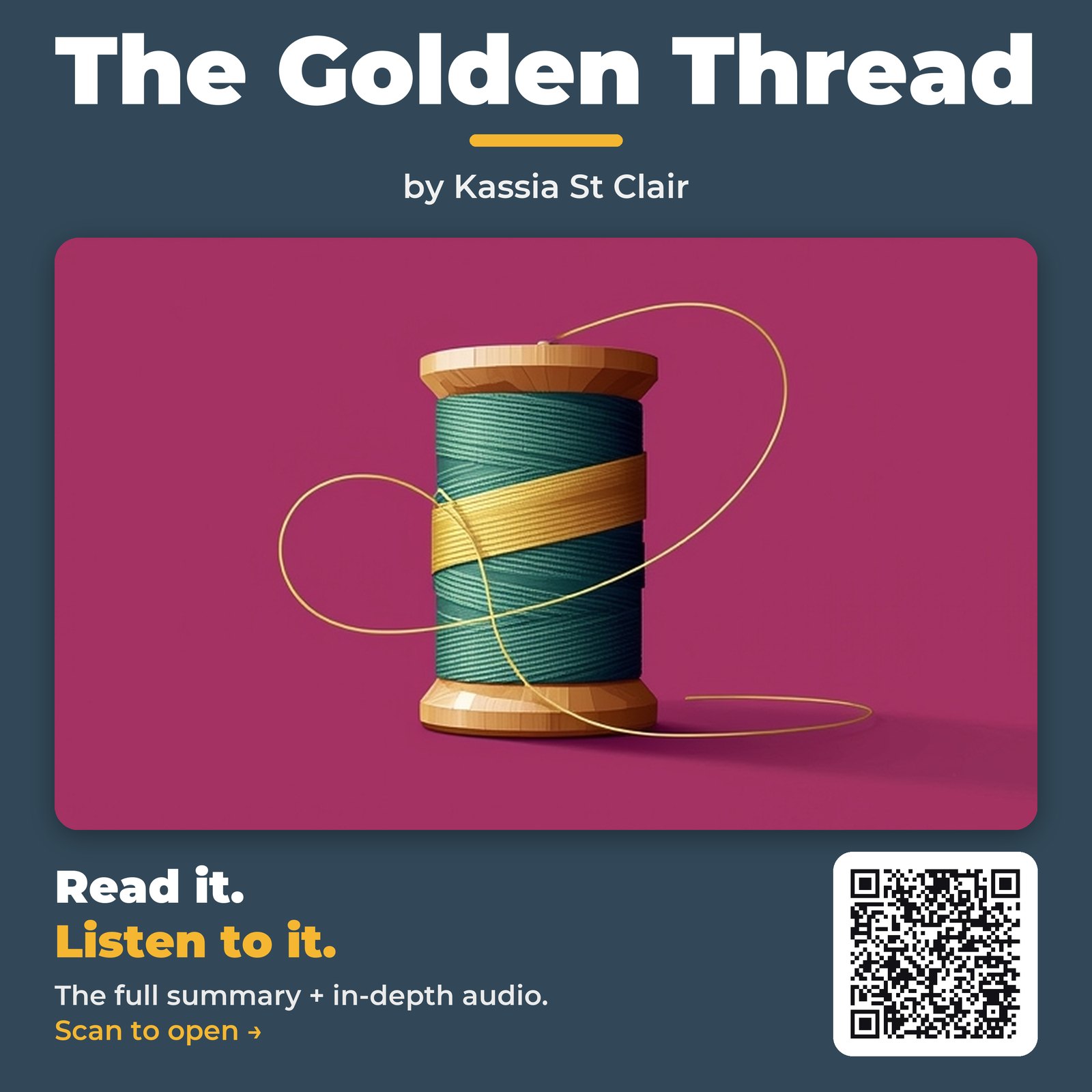 The Golden Thread — by Kassia St Clair