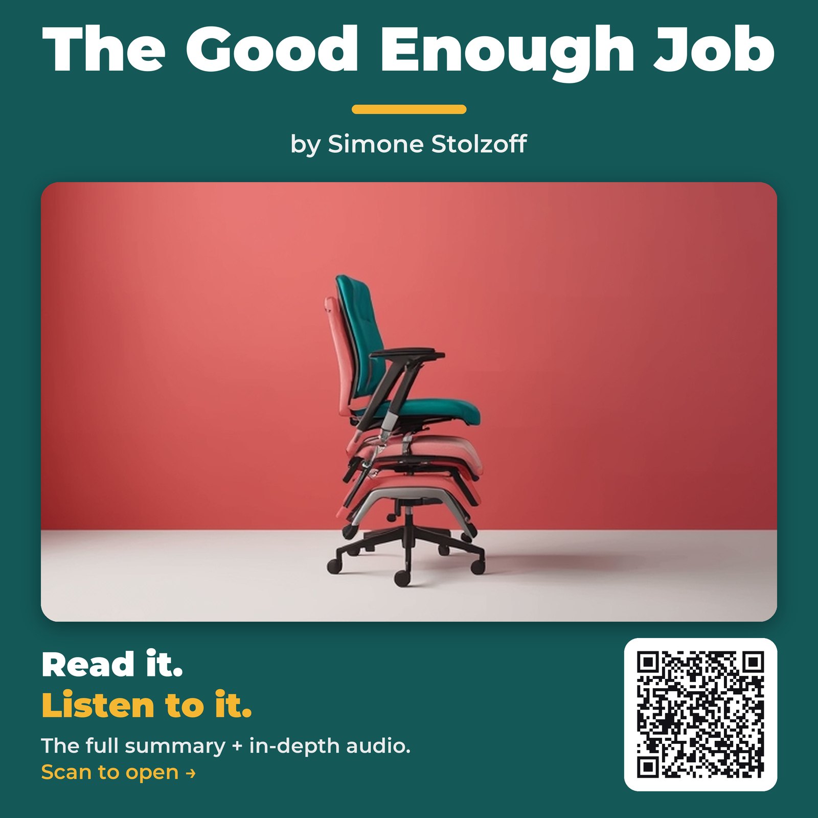 The Good Enough Job — by Simone Stolzoff