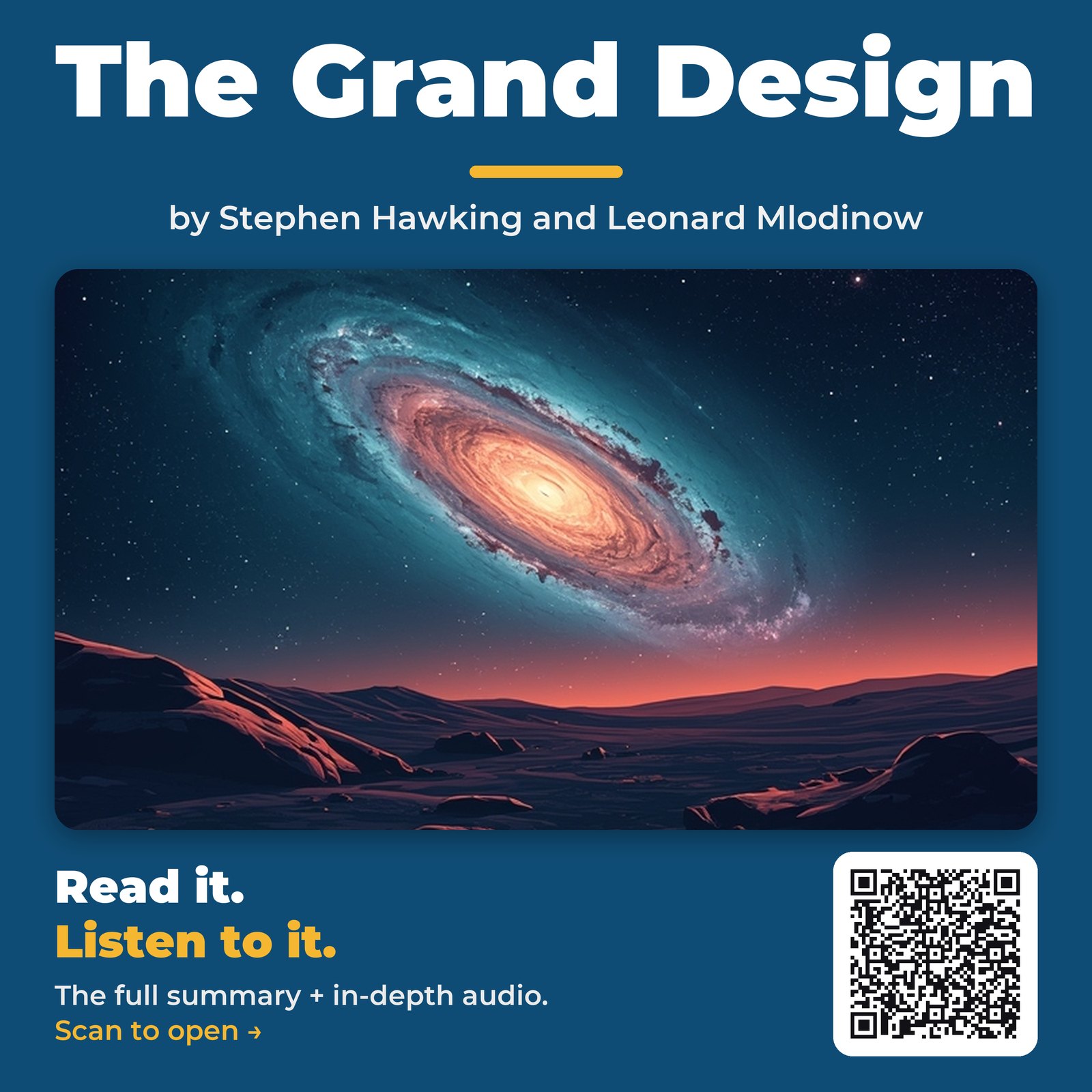 The Grand Design — by Stephen Hawking and Leonard Mlodinow