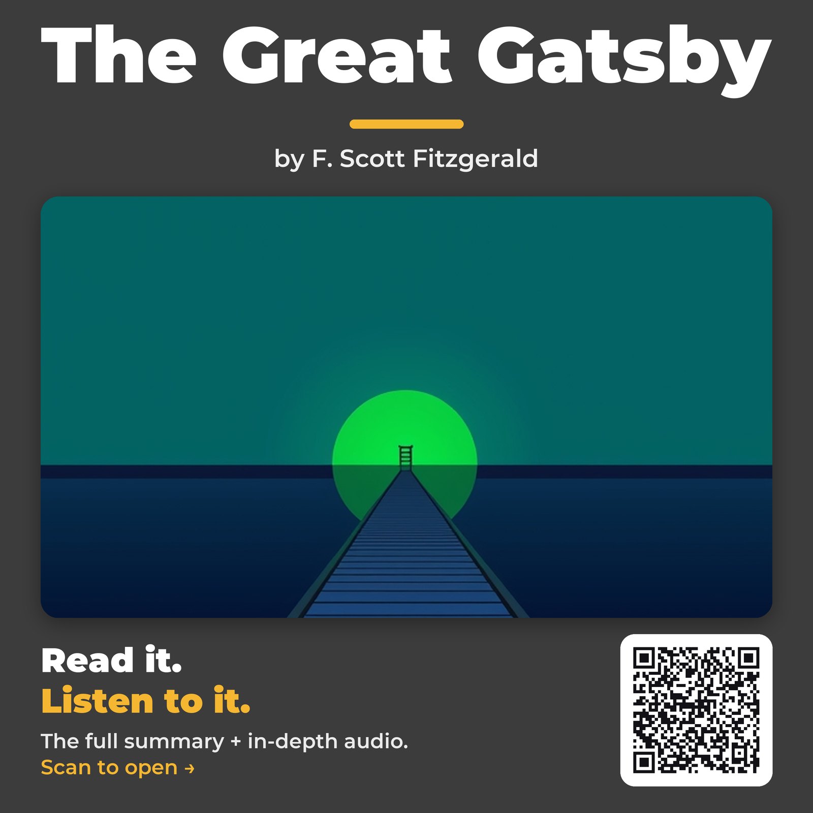 The Great Gatsby — by F. Scott Fitzgerald