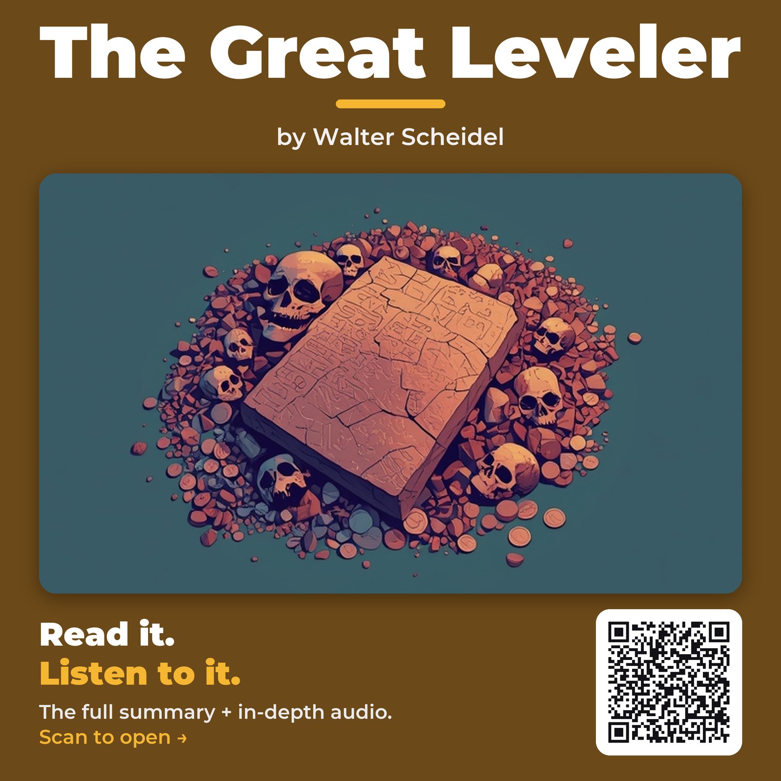 The Great Leveler — by Walter Scheidel