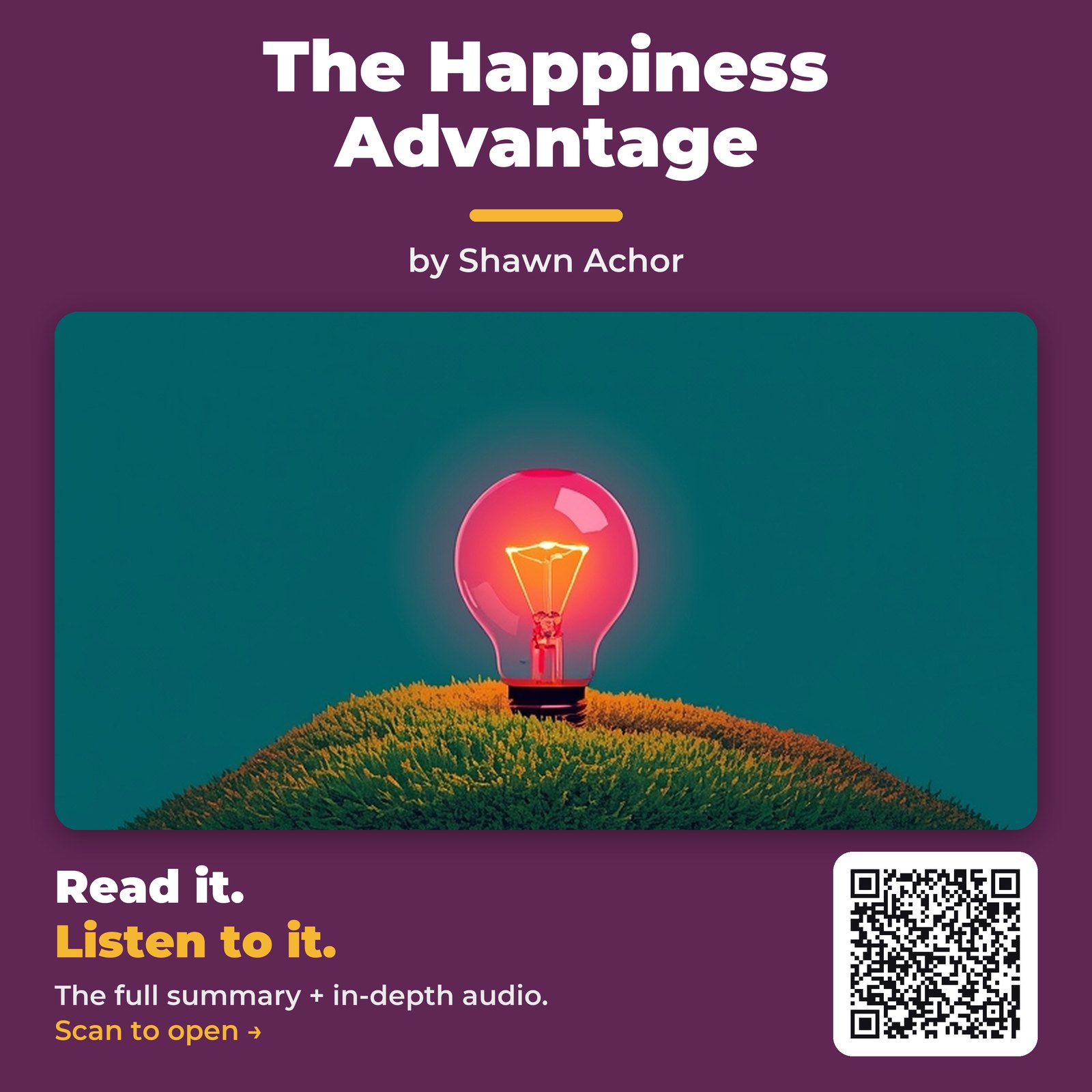 The Happiness Advantage — by Shawn Achor