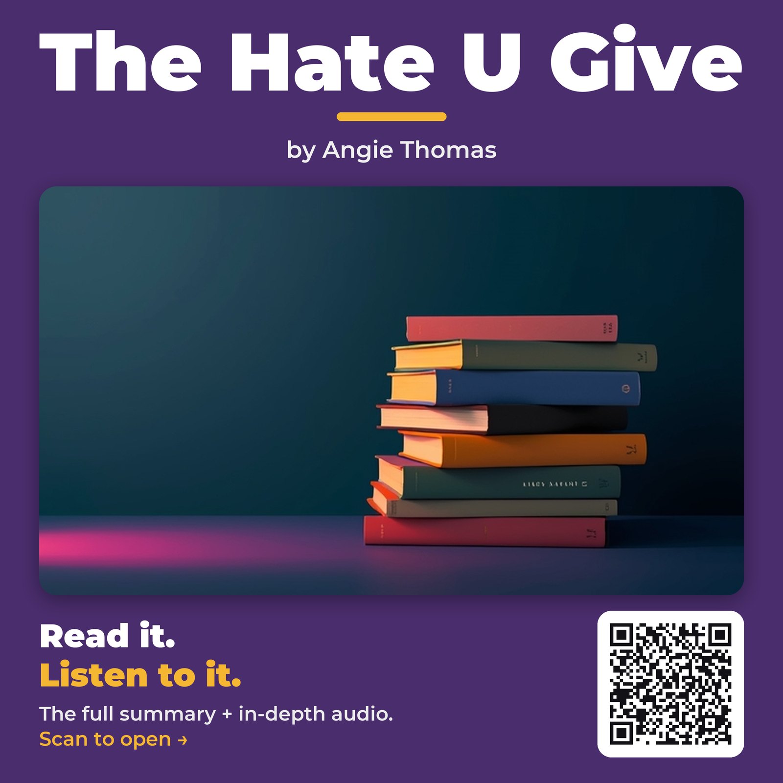 The Hate U Give — by Angie Thomas