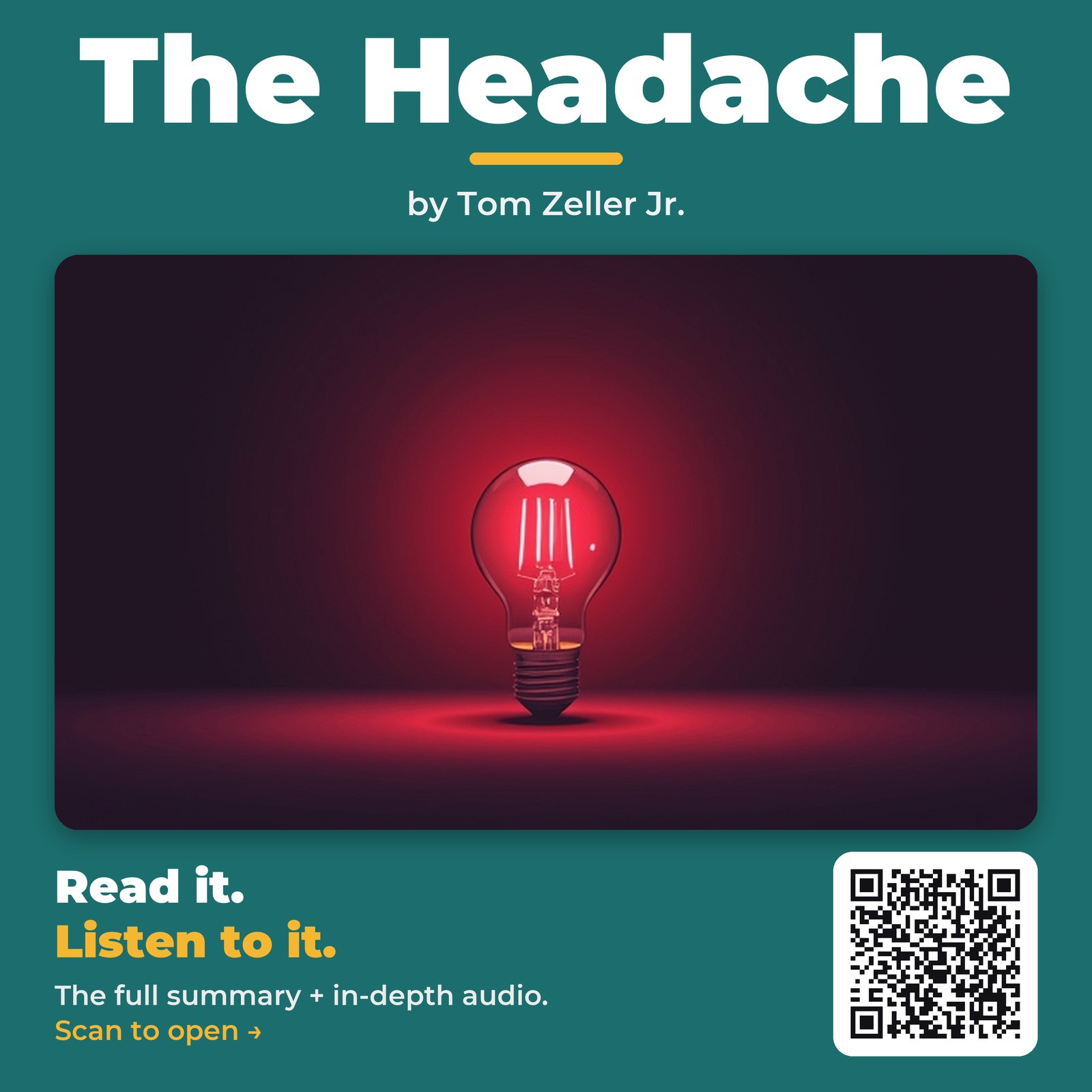 The Headache — by Tom Zeller Jr.