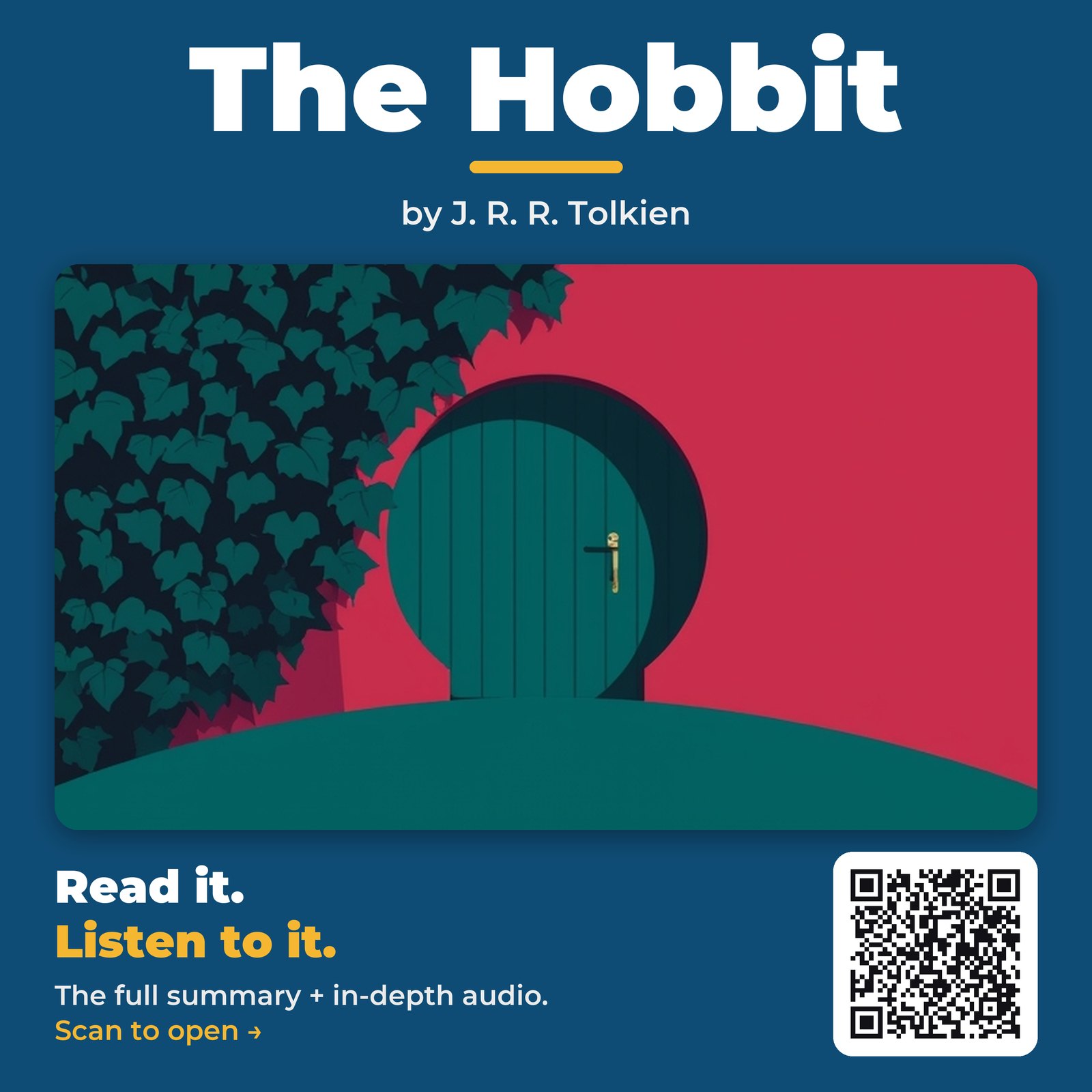 The Hobbit — by J. R. R. Tolkien